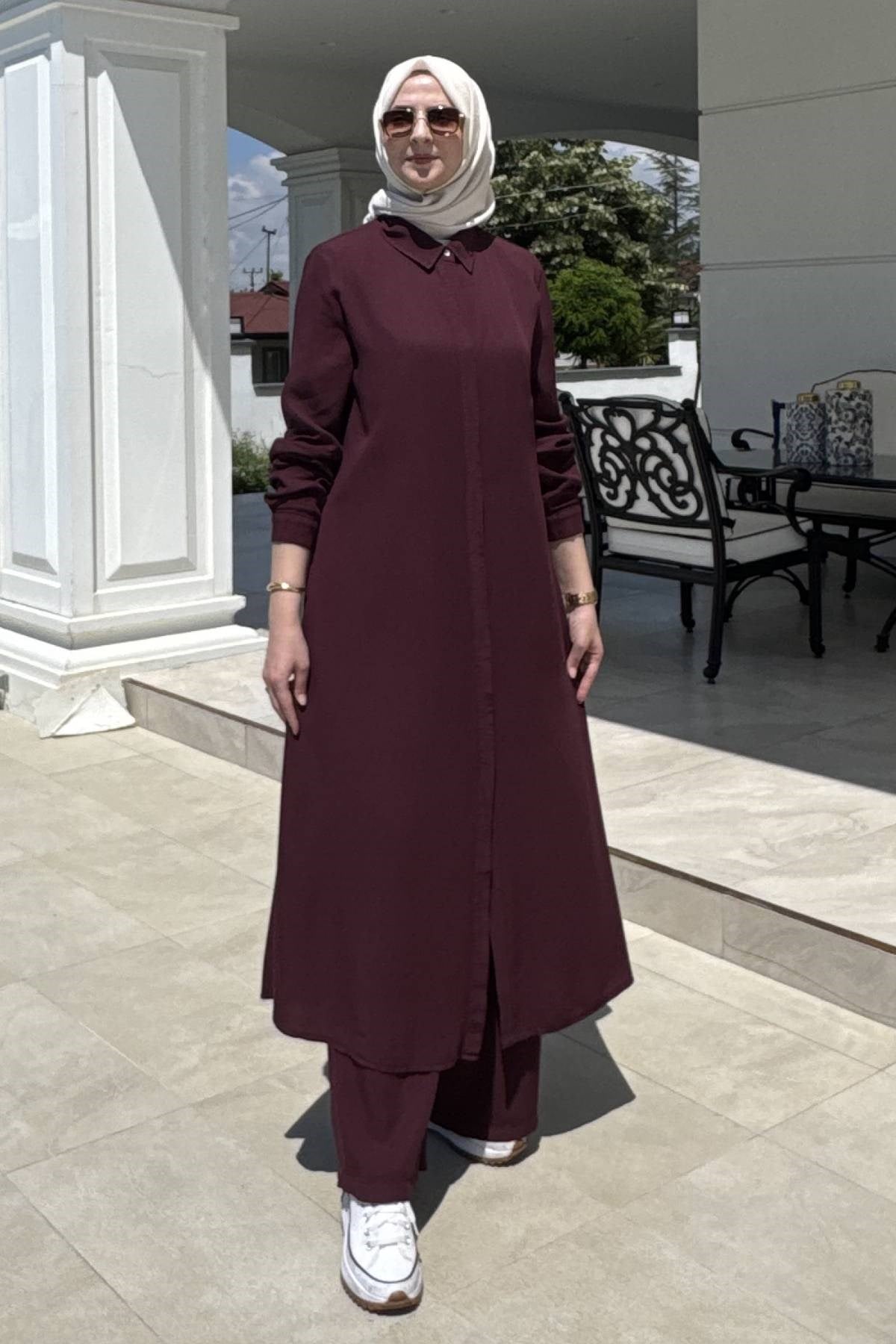 Ezgi Pantolonlu Takım Lacivert | Rabia Şamlı | Tesettür Giyim, Elbise ve Kadın Giyim Modası