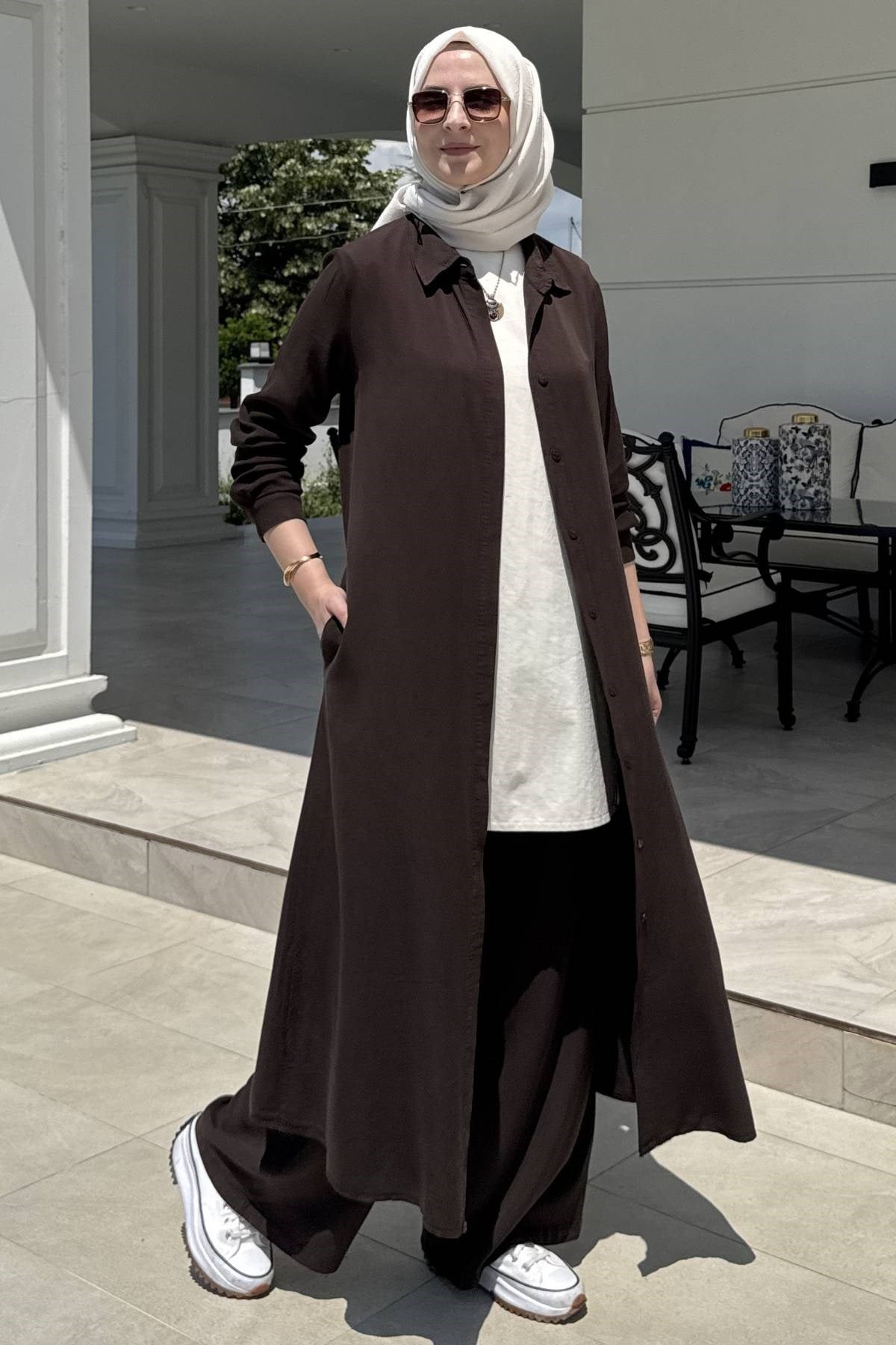 Ezgi Pantolonlu Takım Lacivert | Rabia Şamlı | Tesettür Giyim, Elbise ve Kadın Giyim Modası