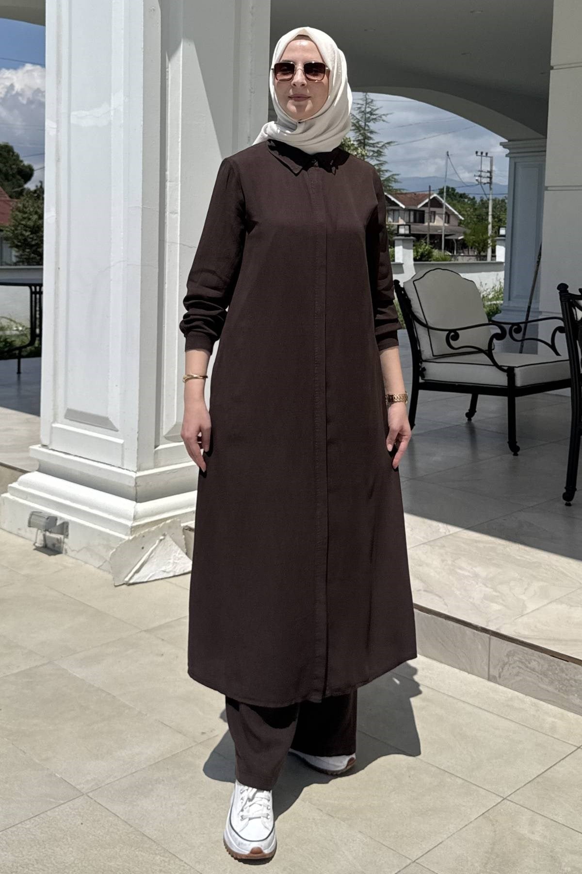 Ezgi Pantolonlu Takım Lacivert | Rabia Şamlı | Tesettür Giyim, Elbise ve Kadın Giyim Modası