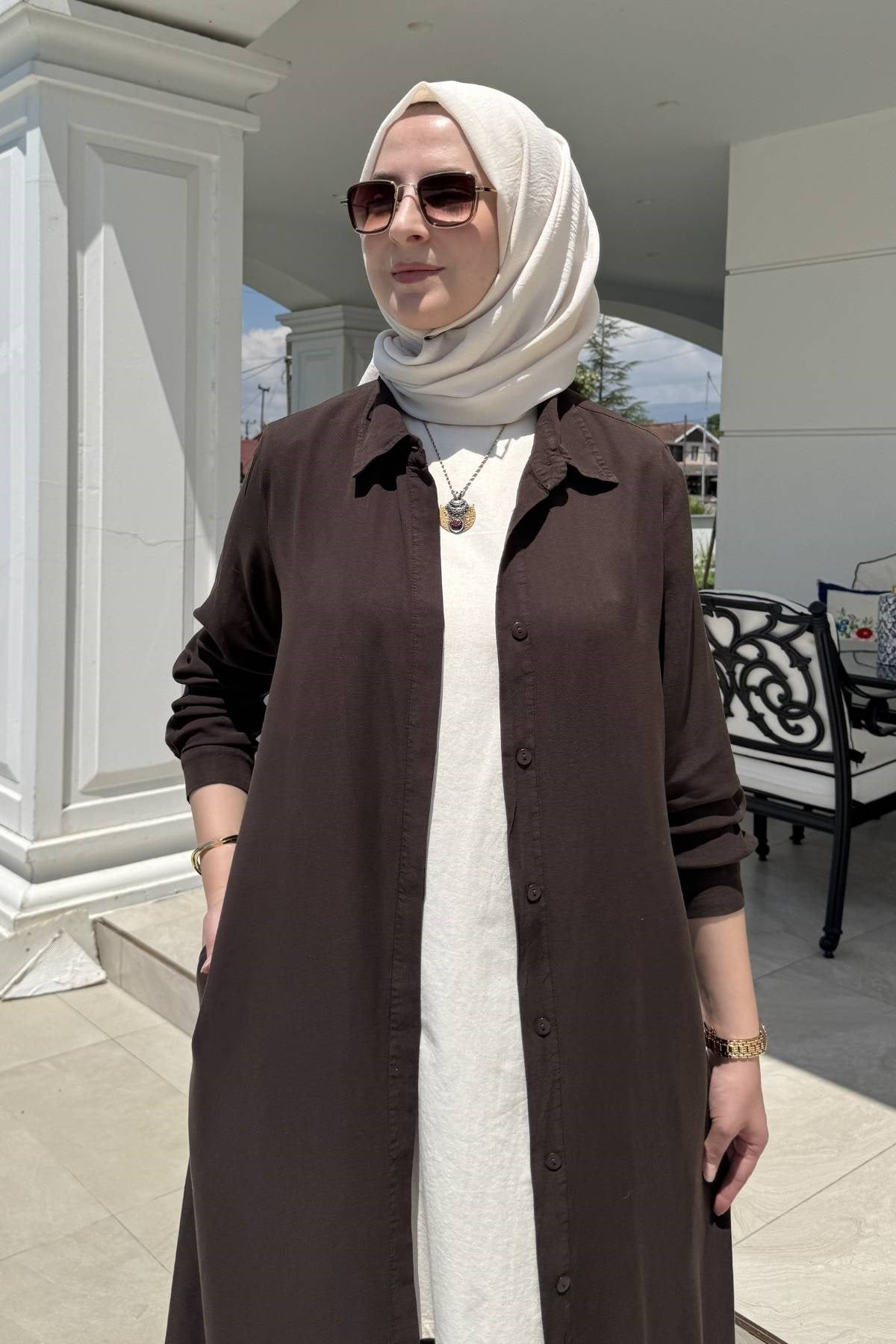 Ezgi Pantolonlu Takım Lacivert | Rabia Şamlı | Tesettür Giyim, Elbise ve Kadın Giyim Modası