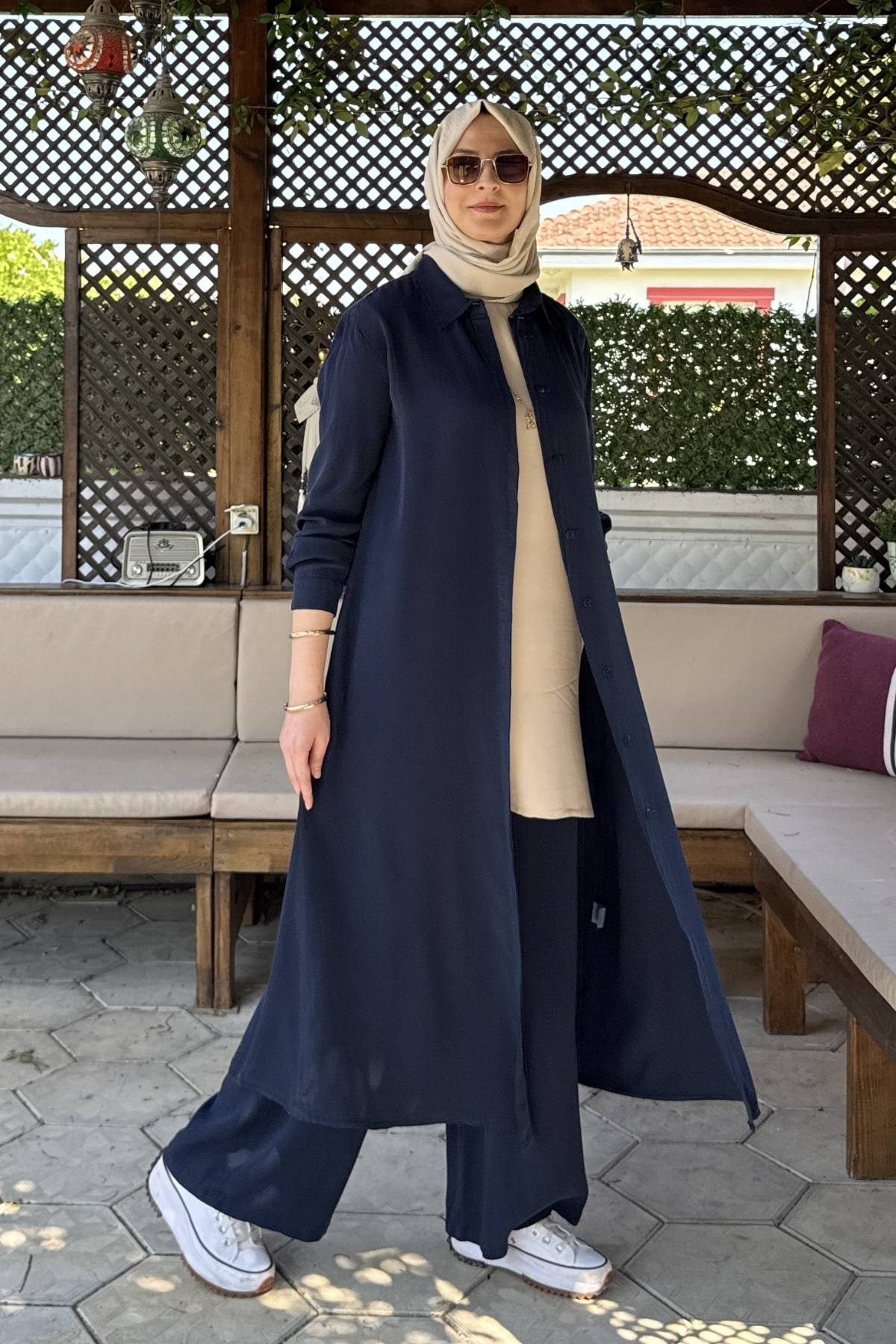 Elif Pantolonlu Takım Bordo | Rabia Şamlı | Tesettür Giyim, Elbise ve Kadın Giyim Modası