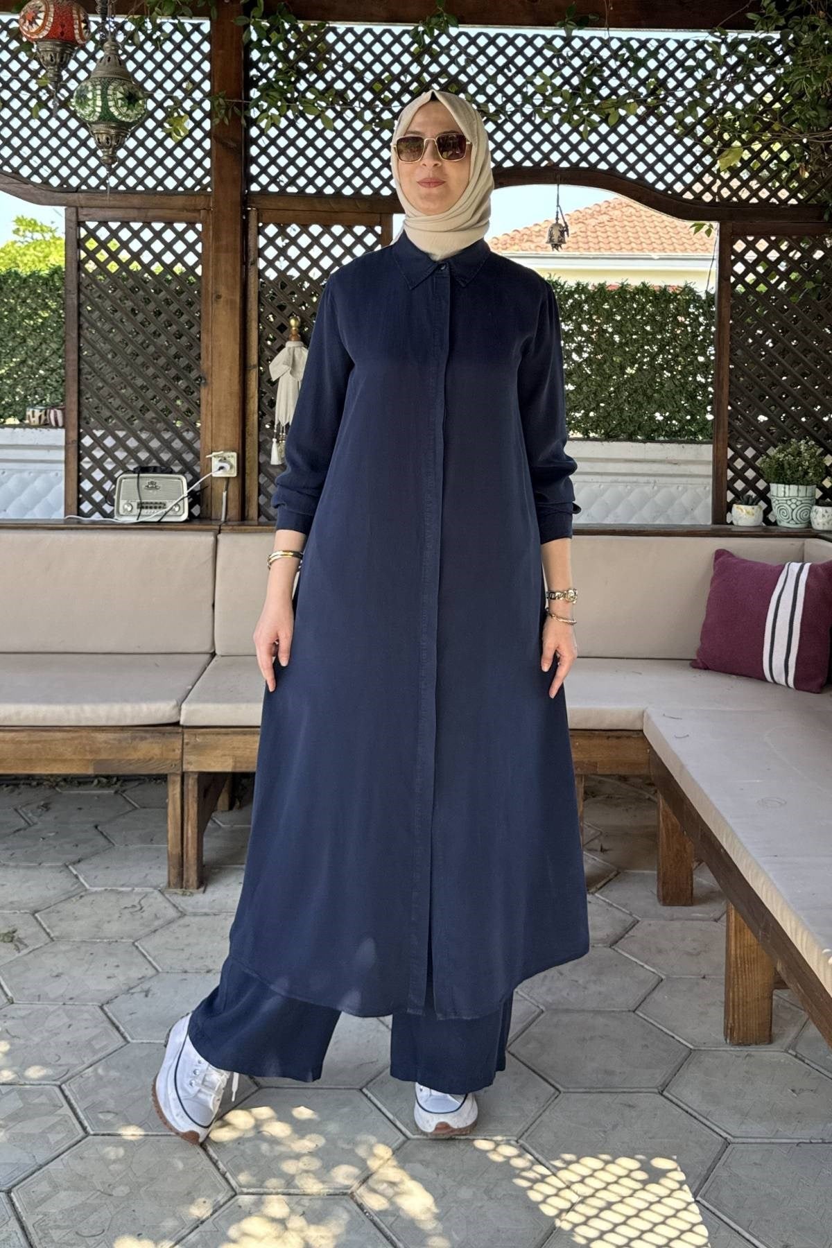 Elif Pantolonlu Takım Bordo | Rabia Şamlı | Tesettür Giyim, Elbise ve Kadın Giyim Modası