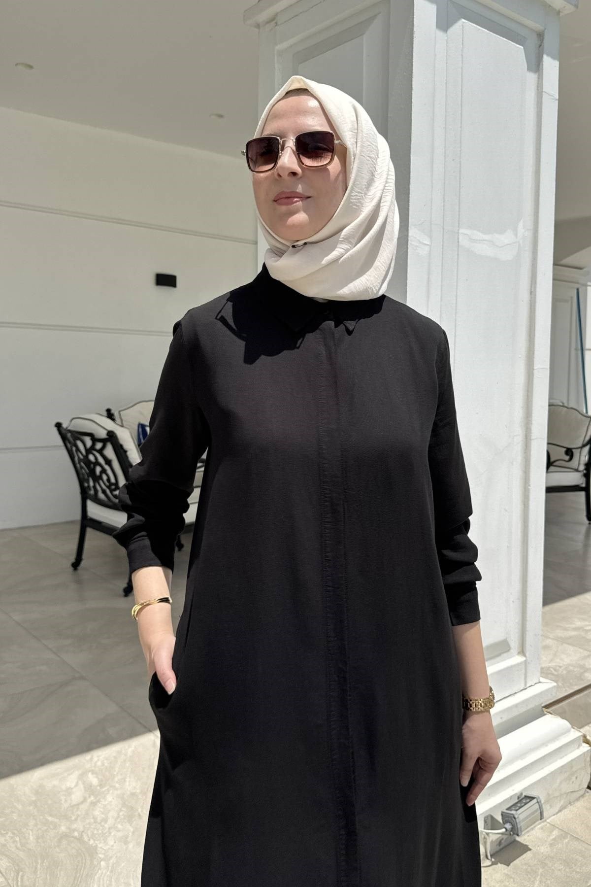 Ezgi Pantolonlu Takım Lacivert | Rabia Şamlı | Tesettür Giyim, Elbise ve Kadın Giyim Modası
