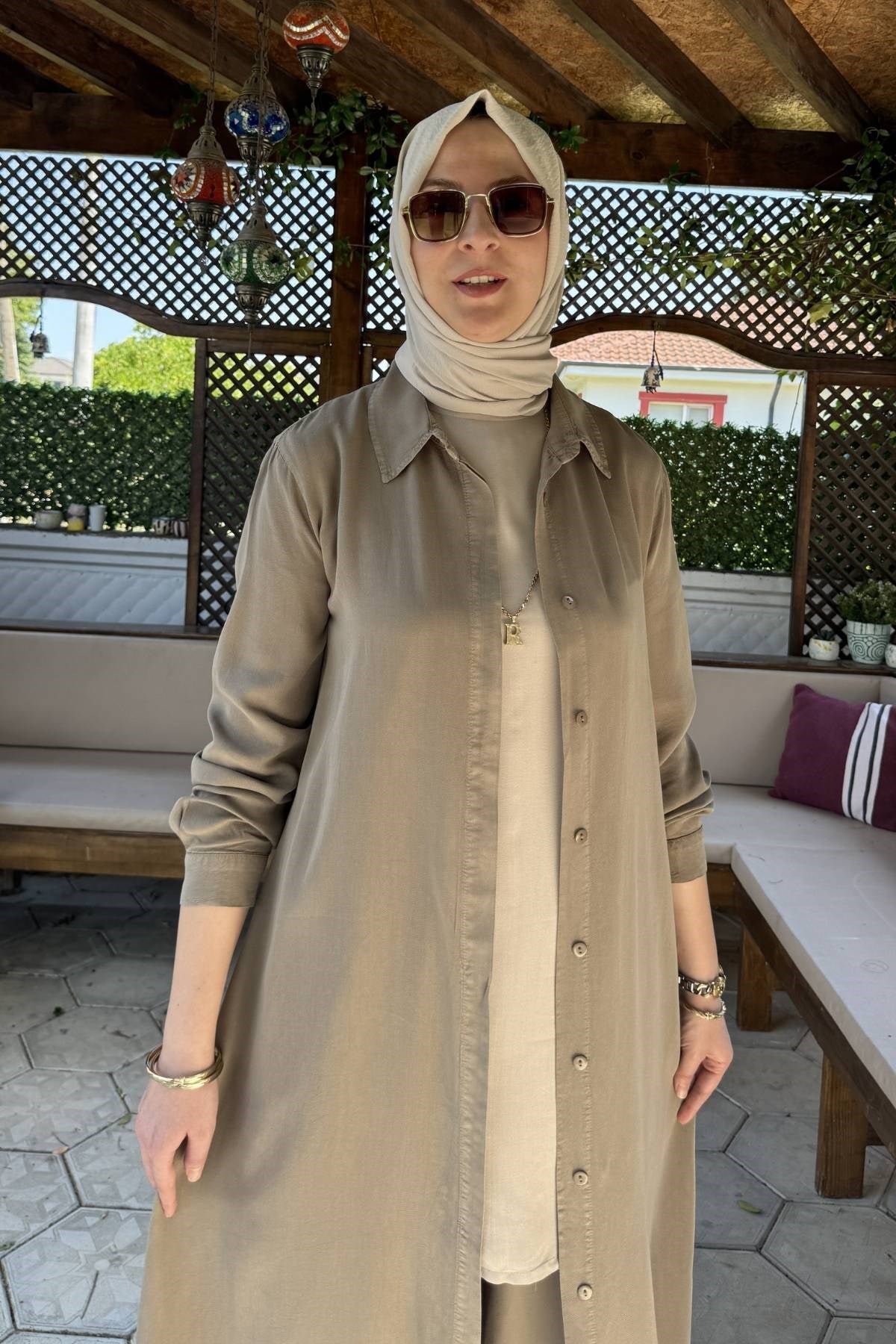 Elif Pantolonlu Takım Bordo | Rabia Şamlı | Tesettür Giyim, Elbise ve Kadın Giyim Modası