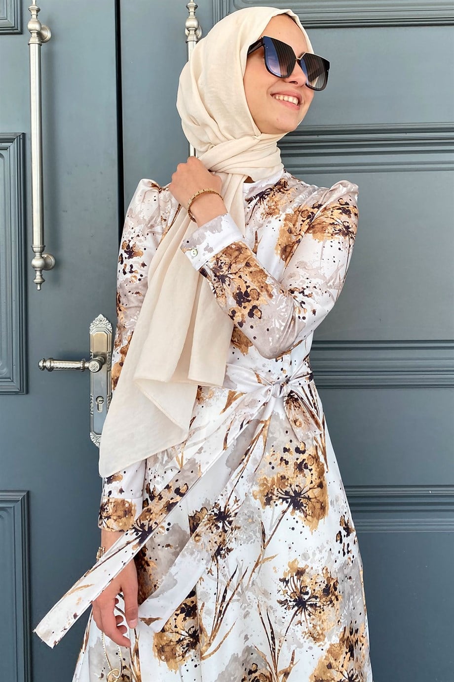 Firuze Sarı Elbise