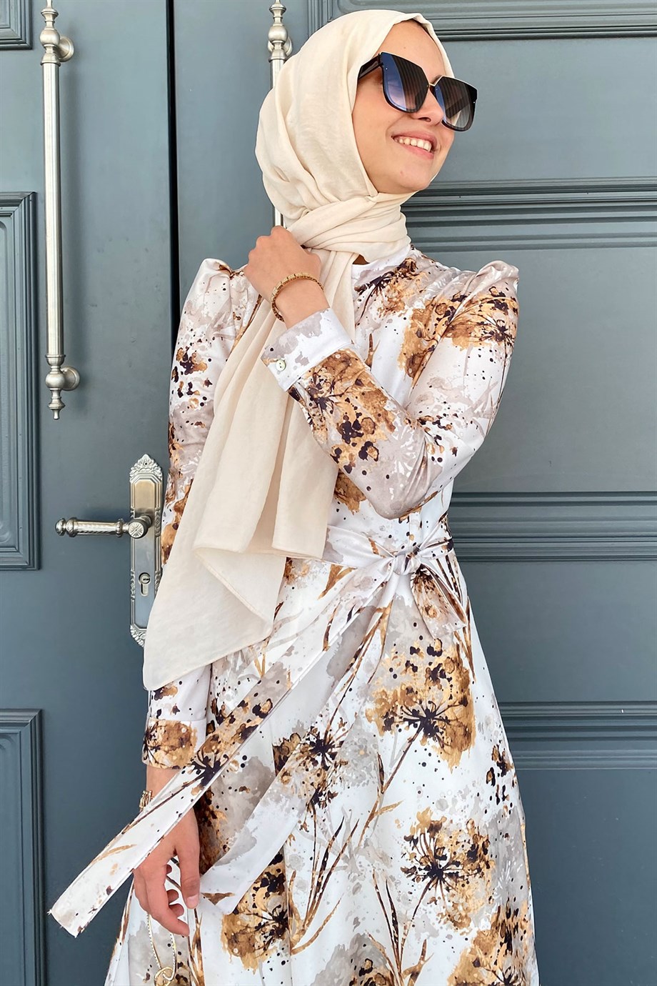 Firuze Sarı Elbise