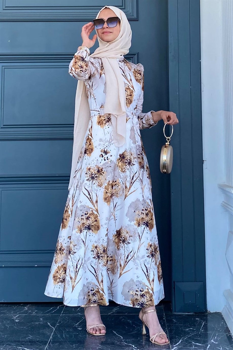 Firuze Sarı Elbise