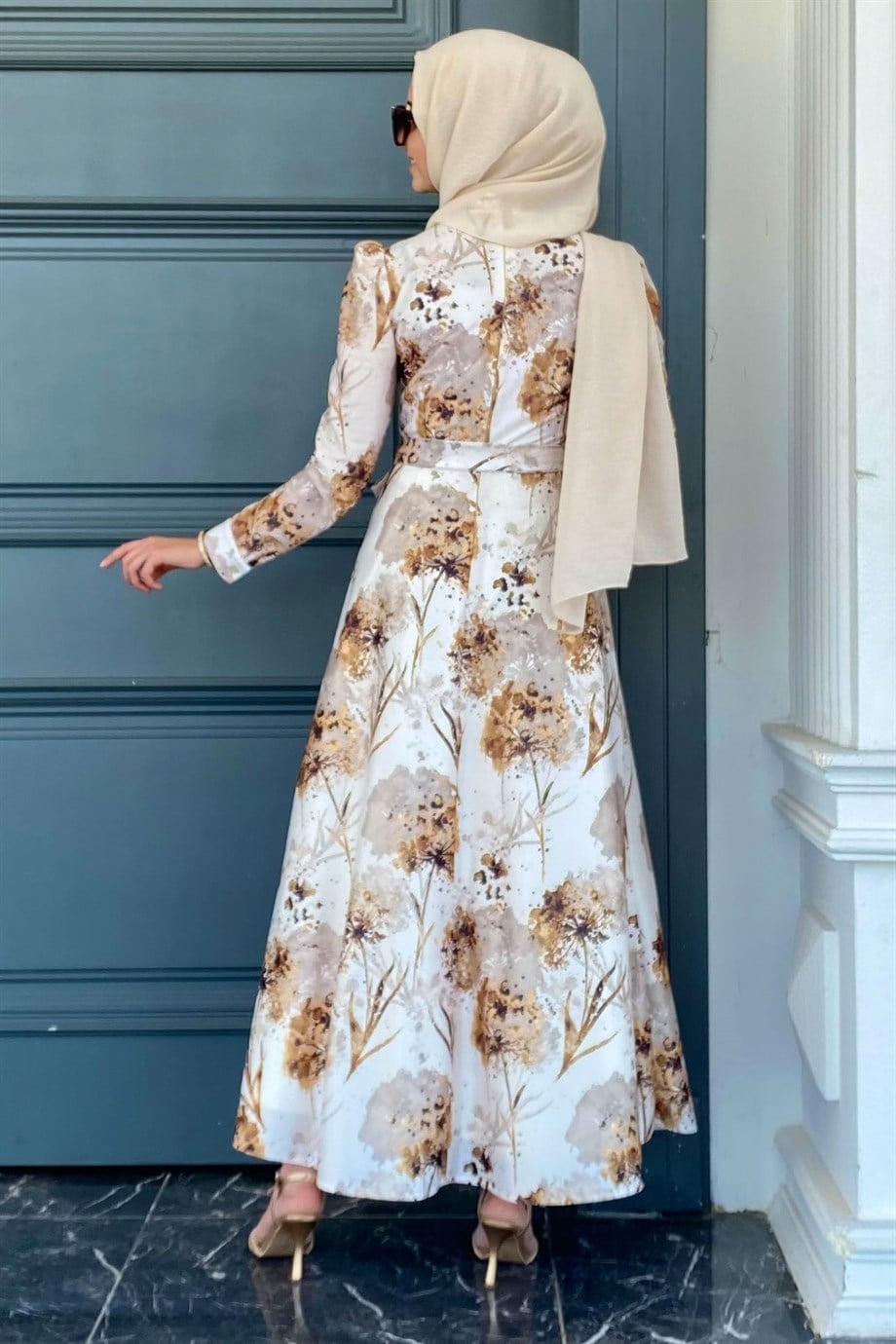 Firuze Sarı Elbise