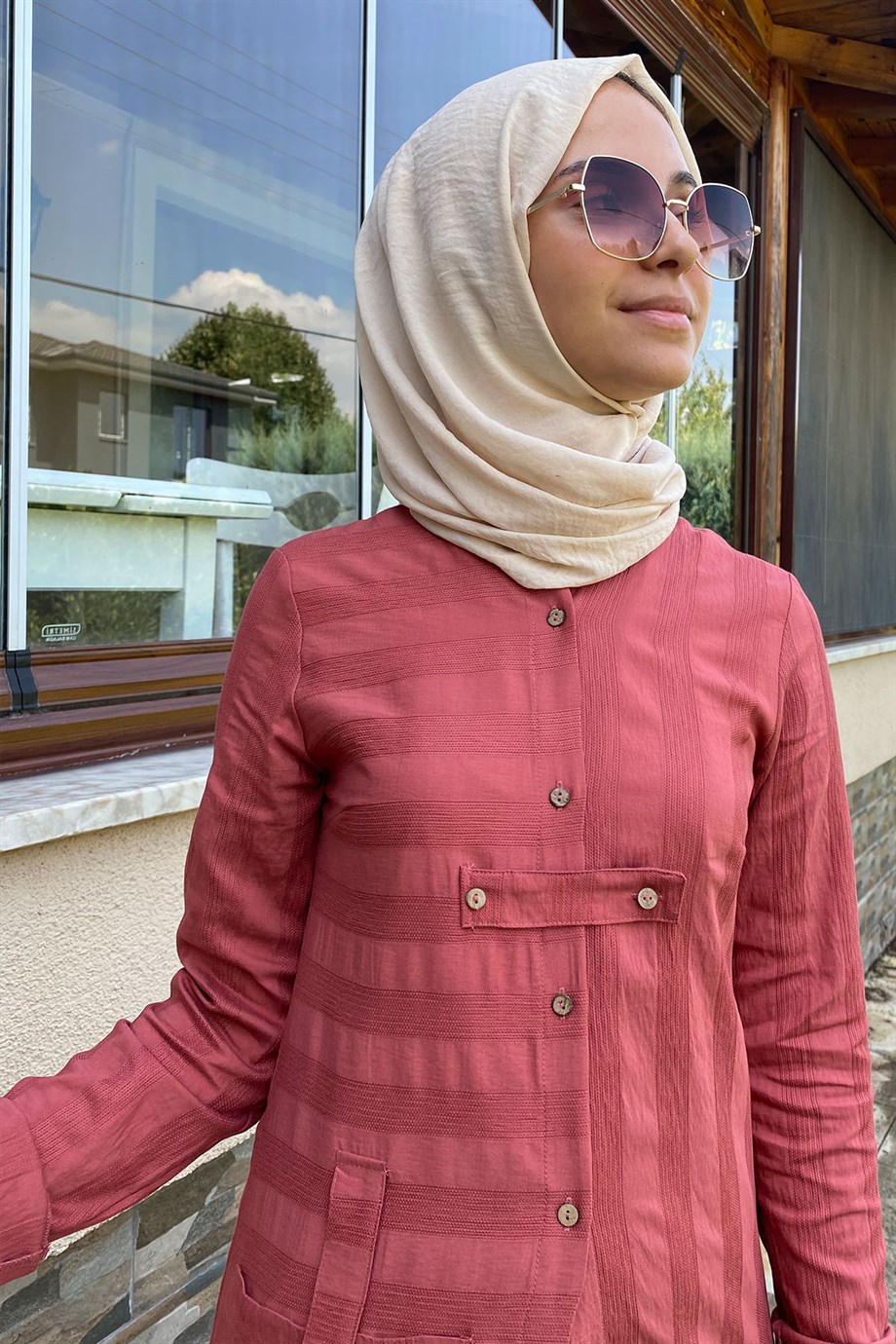 Göksel Gül Kurusu Keten Kap | KAP
