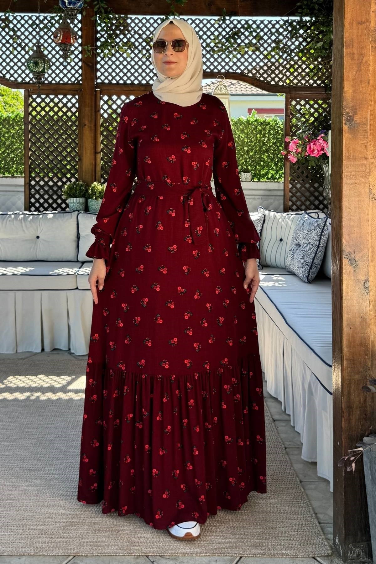 Nehir Elbise Saks | Rabia Şamlı | Tesettür Giyim, Elbise ve Kadın Giyim Modası