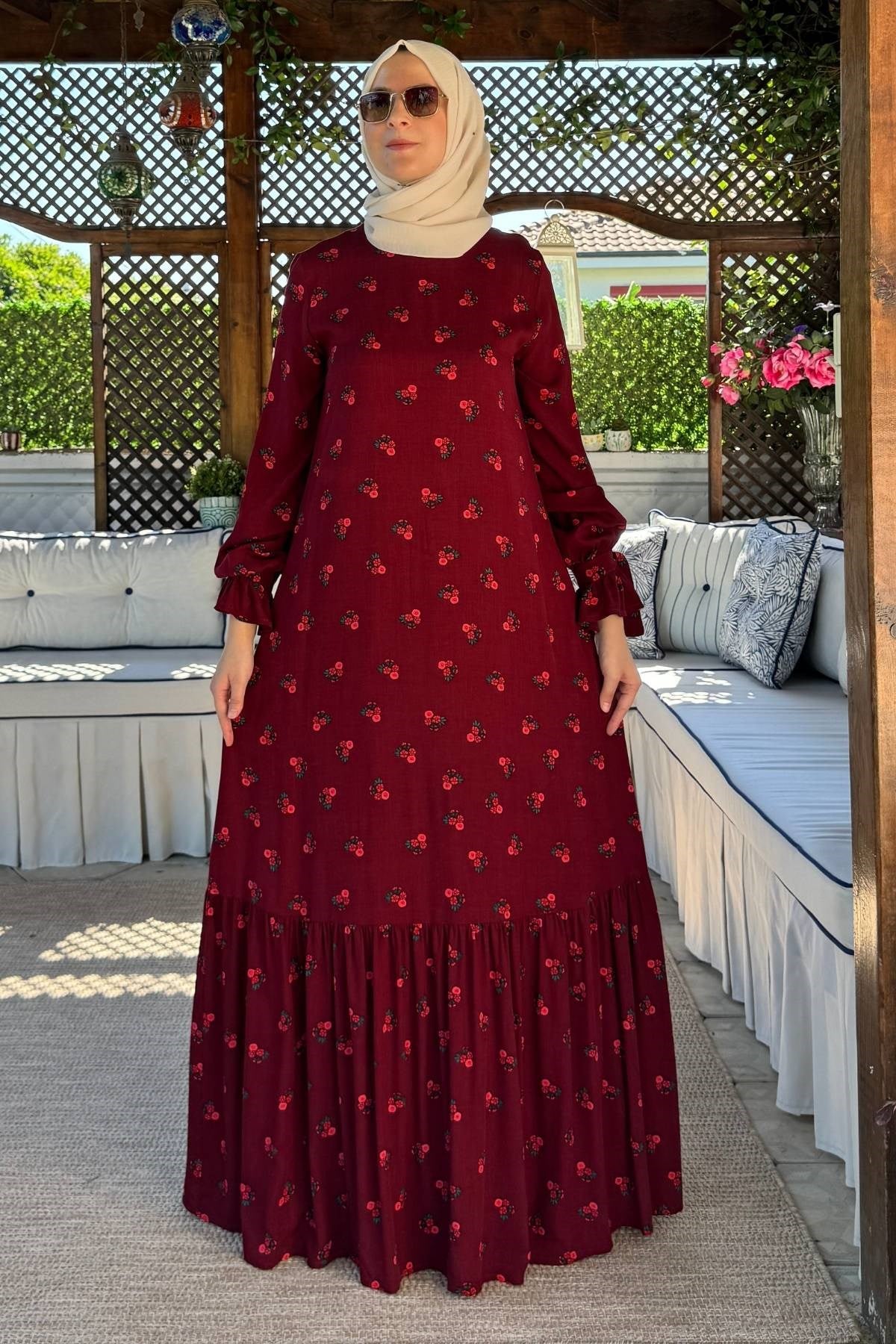 Nehir Elbise Saks | Rabia Şamlı | Tesettür Giyim, Elbise ve Kadın Giyim Modası