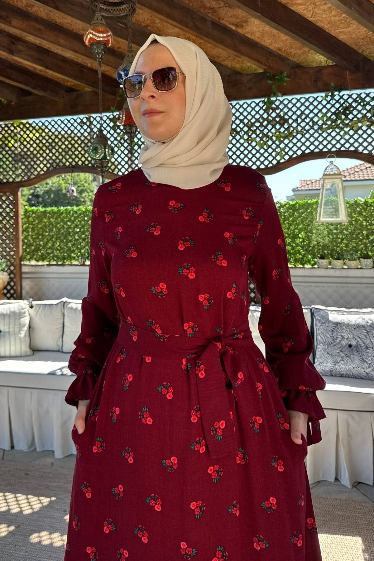 Nehir Elbise Saks | Rabia Şamlı | Tesettür Giyim, Elbise ve Kadın Giyim Modası
