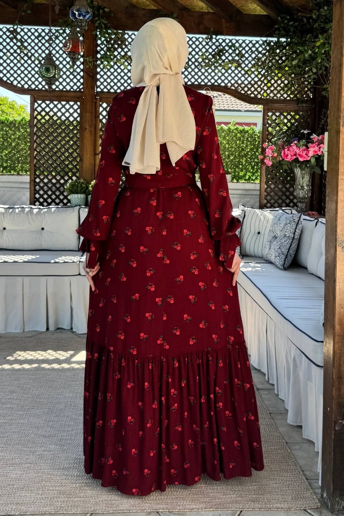 Nehir Elbise Saks | Rabia Şamlı | Tesettür Giyim, Elbise ve Kadın Giyim Modası