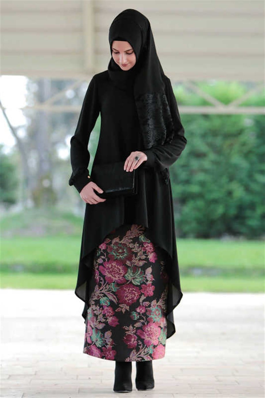 Gülru Goblen Etek Bordo