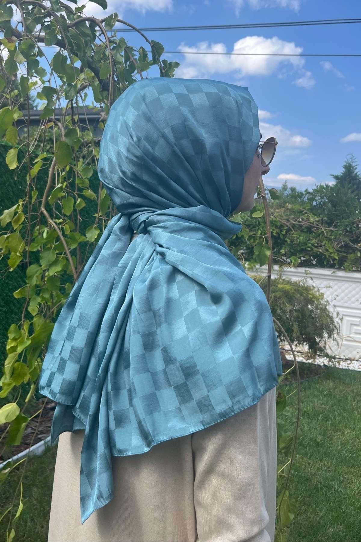 Gül Kurusu Bambu Şal - Rabia Şamlı
