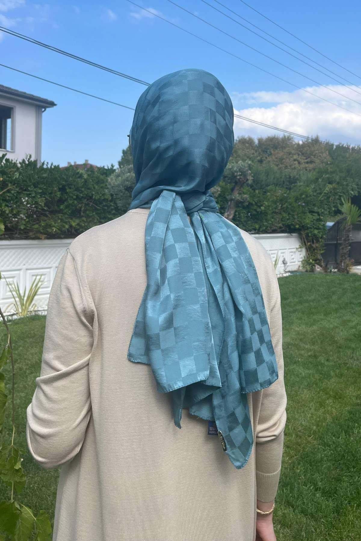 Gül Kurusu Bambu Şal - Rabia Şamlı