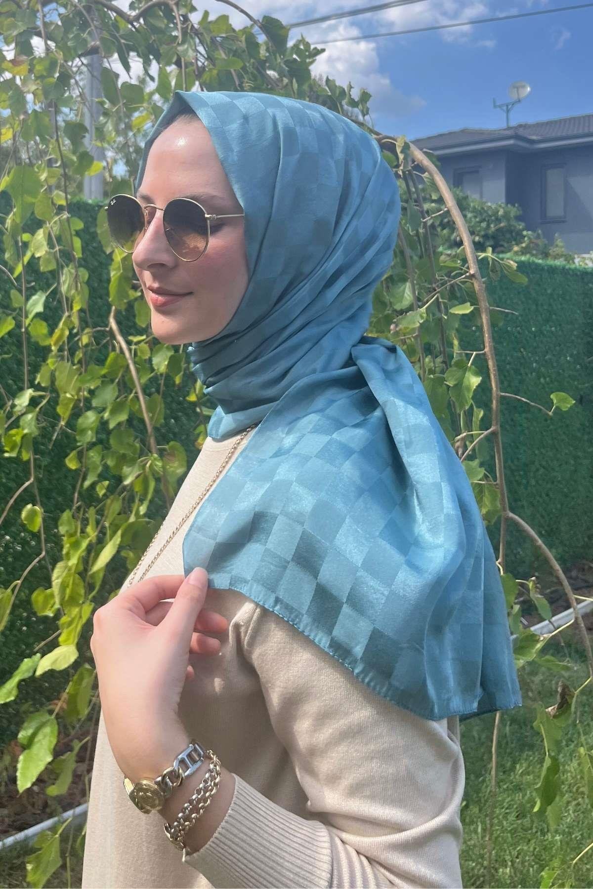 Gül Kurusu Bambu Şal - Rabia Şamlı