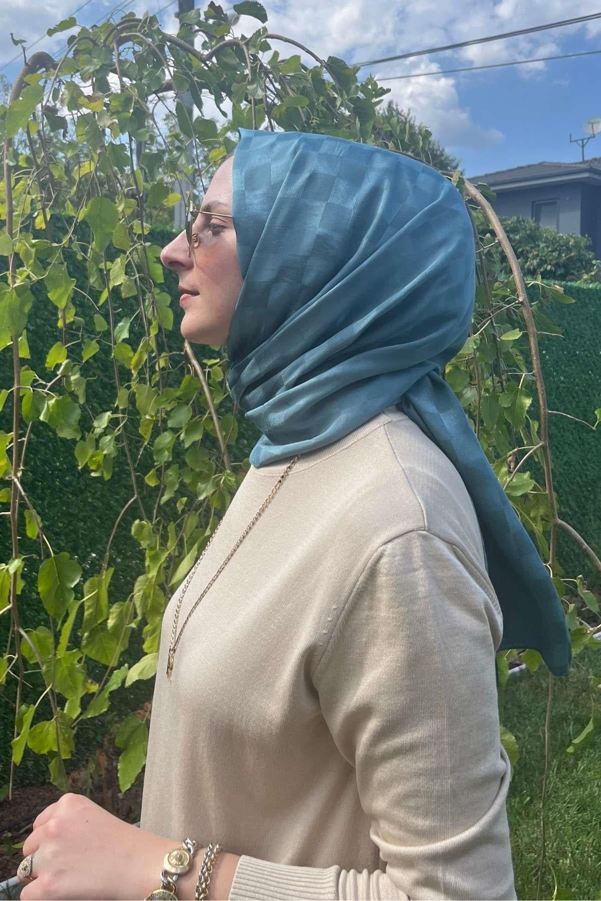 Gül Kurusu Bambu Şal - Rabia Şamlı