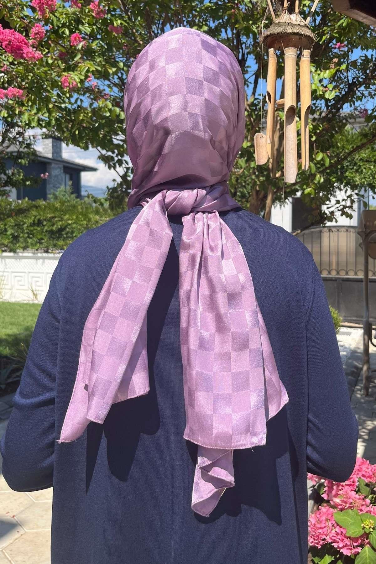 Gül Kurusu Bambu Şal - Rabia Şamlı