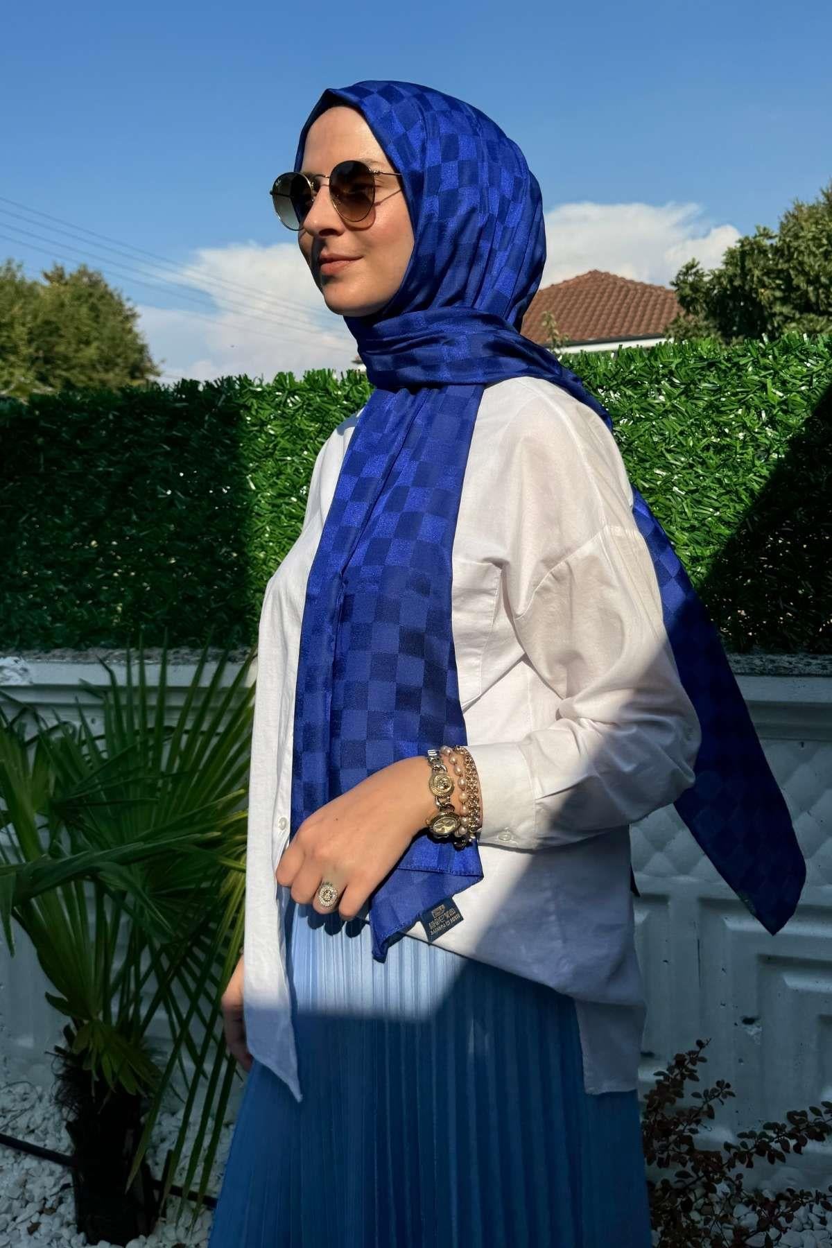 Gül Kurusu Bambu Şal - Rabia Şamlı