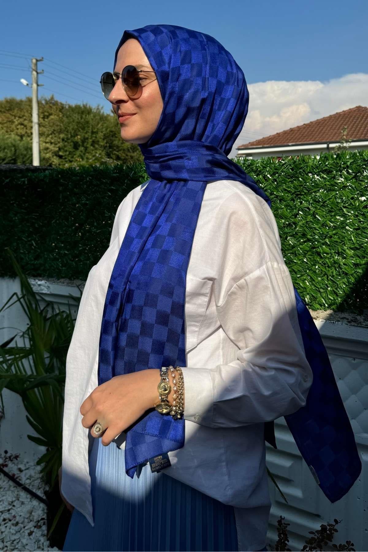 Gül Kurusu Bambu Şal - Rabia Şamlı