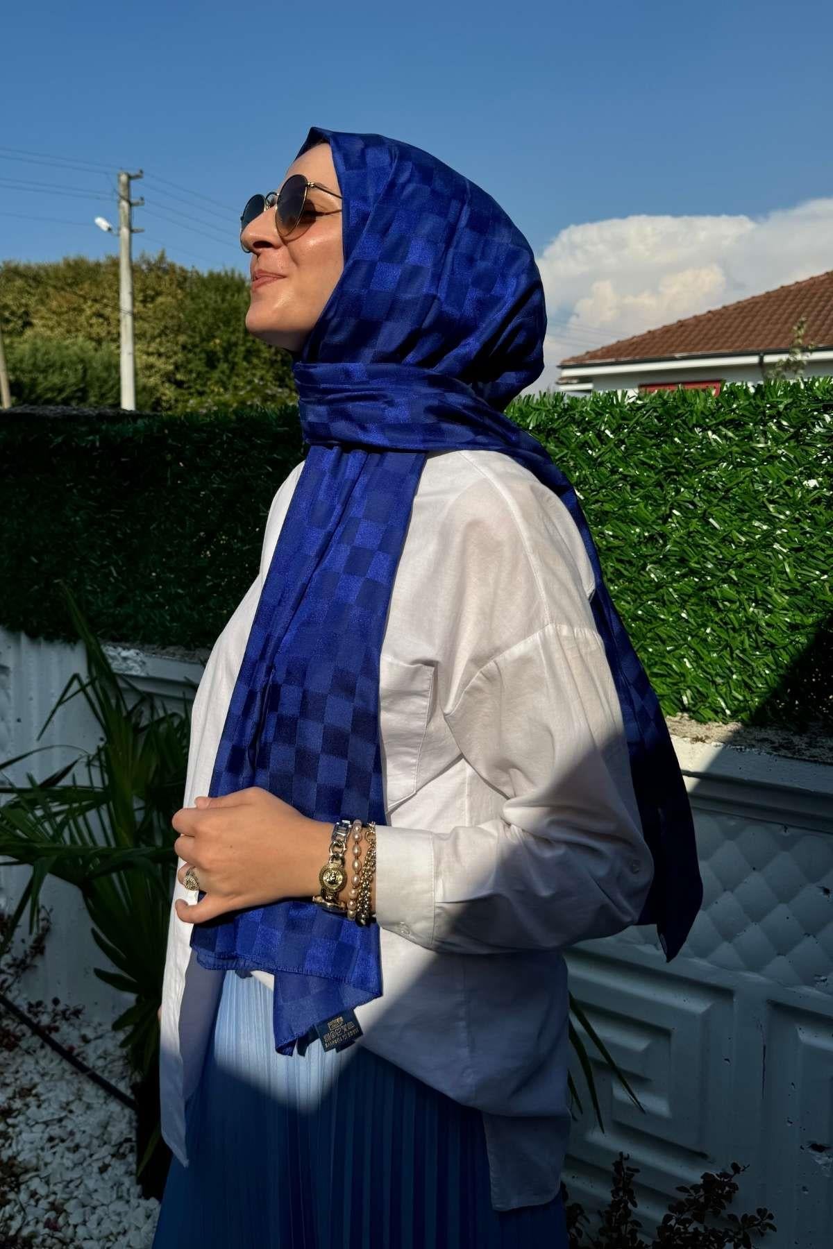 Gül Kurusu Bambu Şal - Rabia Şamlı