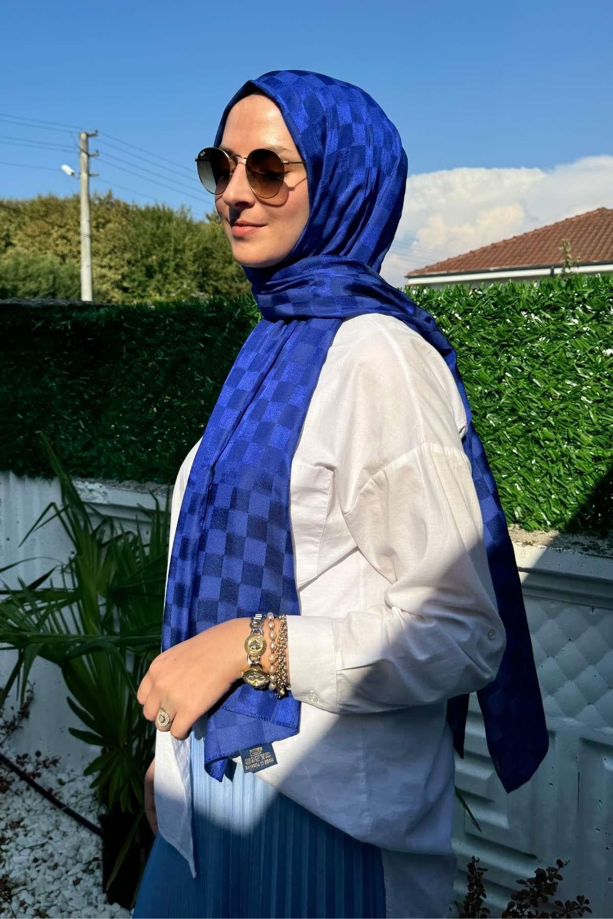 Gül Kurusu Bambu Şal - Rabia Şamlı