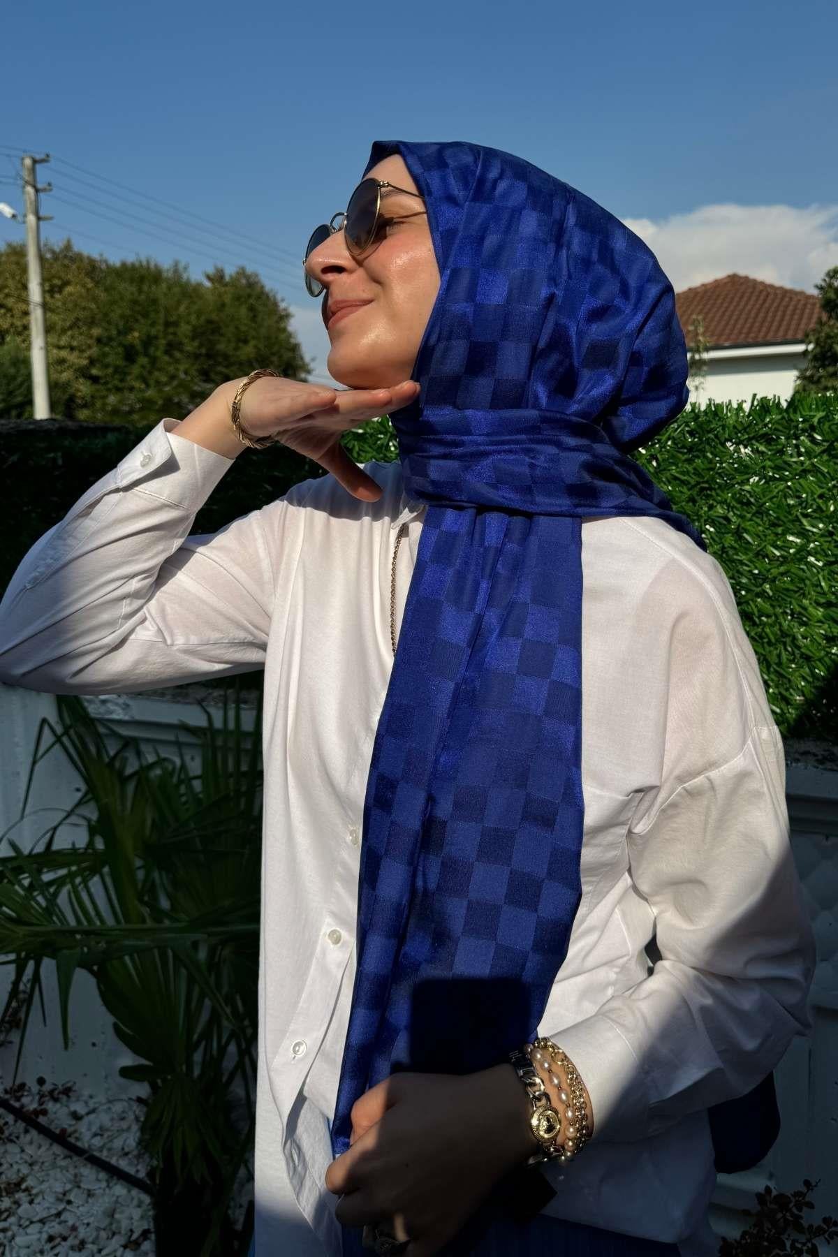 Gül Kurusu Bambu Şal - Rabia Şamlı