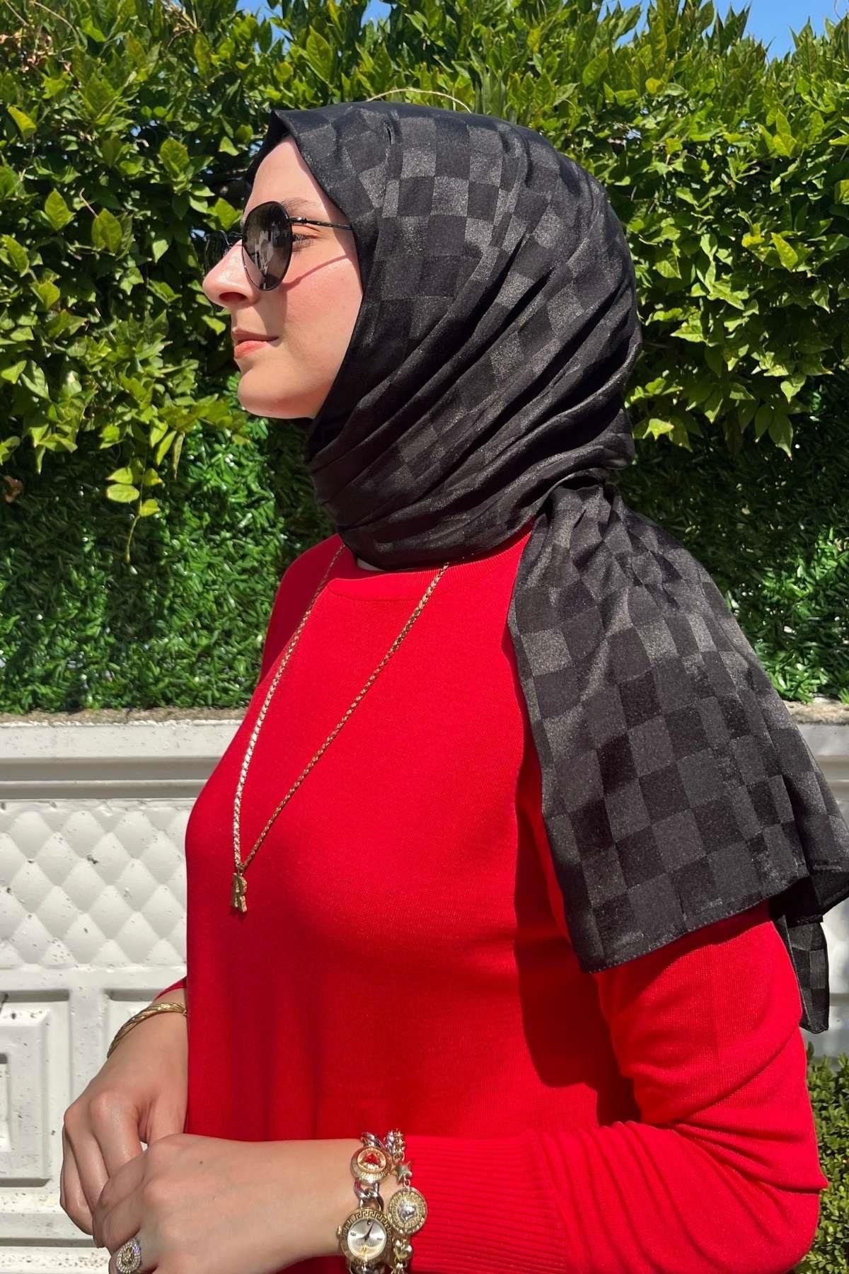 Gül Kurusu Bambu Şal - Rabia Şamlı