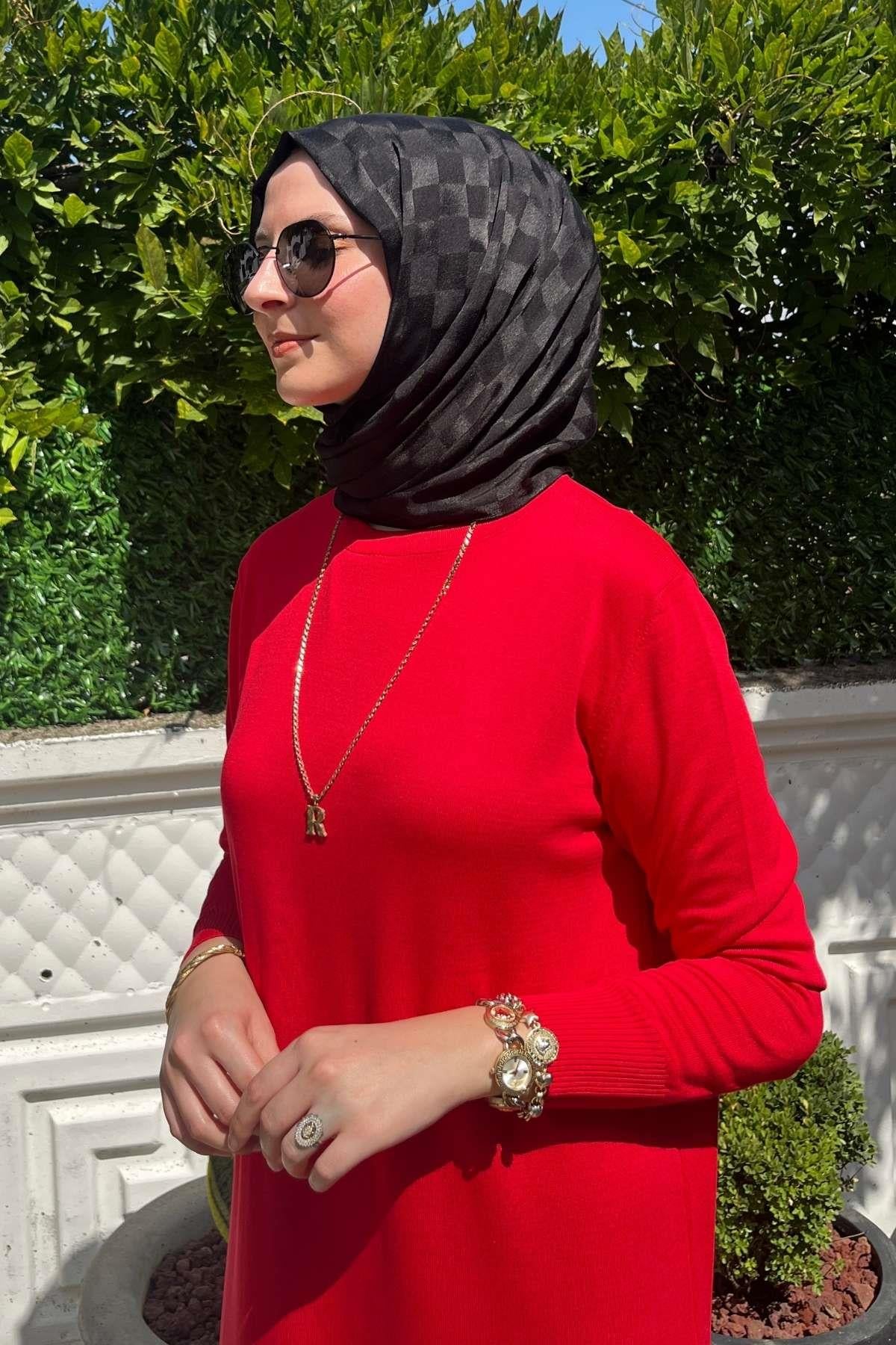 Gül Kurusu Bambu Şal - Rabia Şamlı