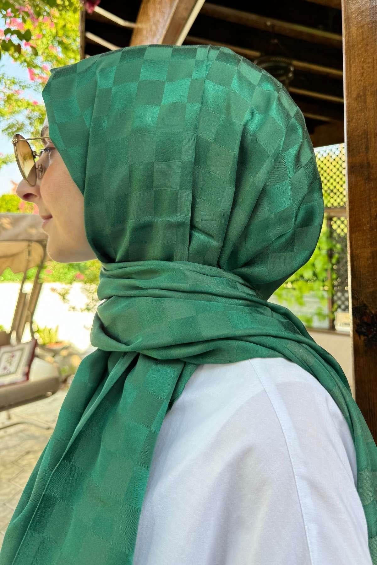 Gül Kurusu Bambu Şal - Rabia Şamlı