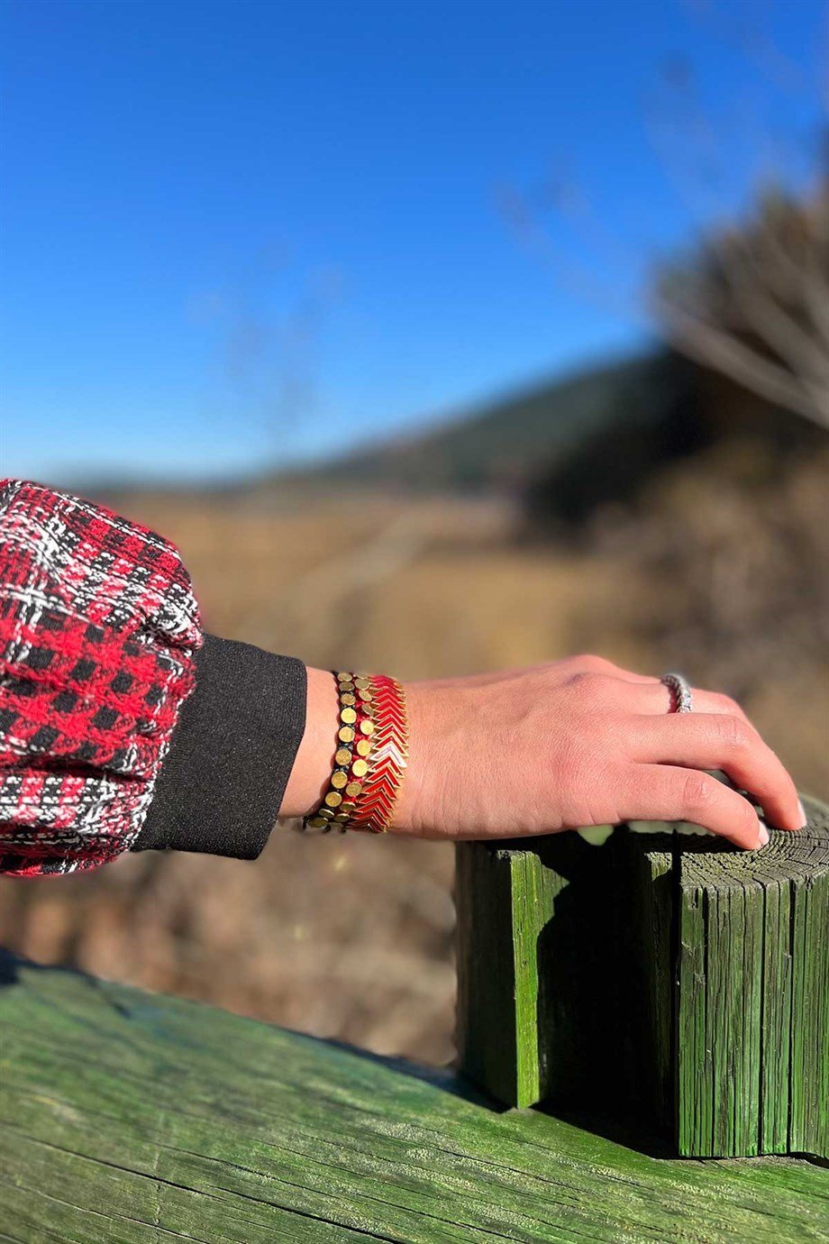 Kırmızı Mineli Bileklik | AKSESUAR