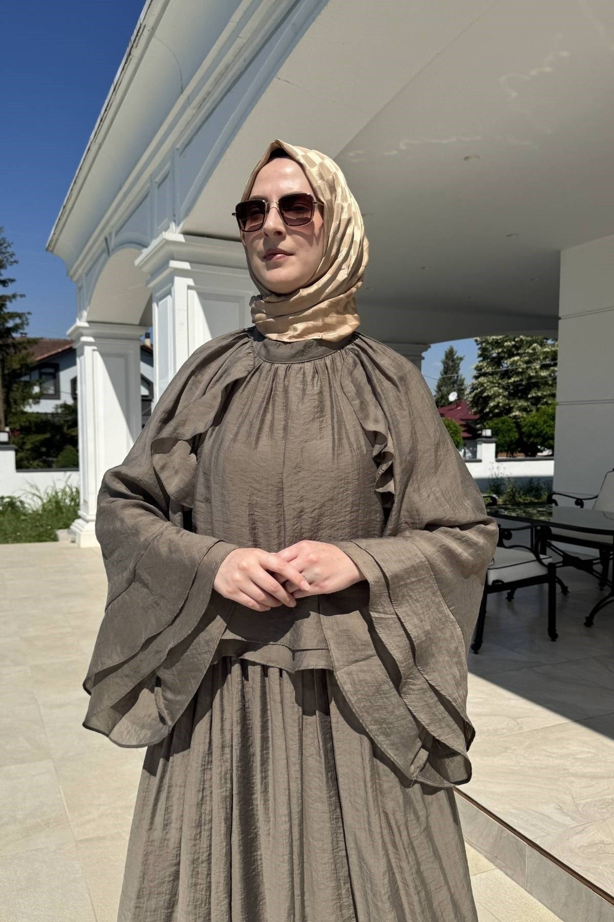 Ezgi Pantolonlu Takım Bordo | Rabia Şamlı | Tesettür Giyim, Elbise ve Kadın Giyim Modası