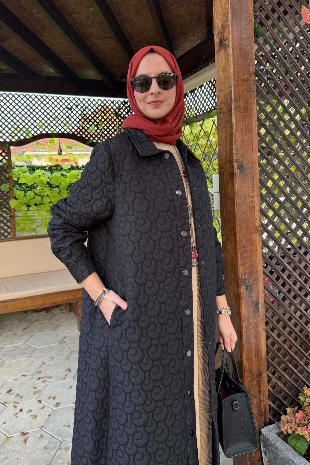 Sezen Triko Takım Antrasit | Rabia Şamlı | Tesettür Giyim, Elbise ve Kadın Giyim Modası