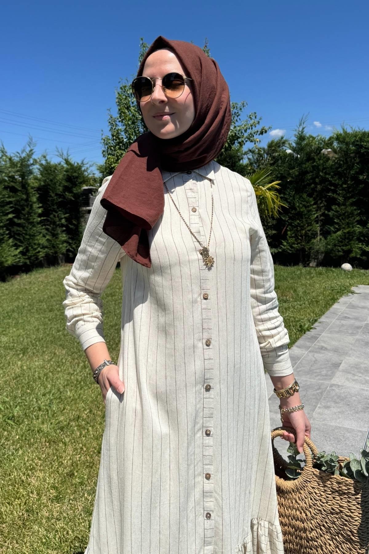 Süreyya Gömlek Elbise | Rabia Şamlı | Tesettür Giyim, Elbise ve Kadın Giyim Modası