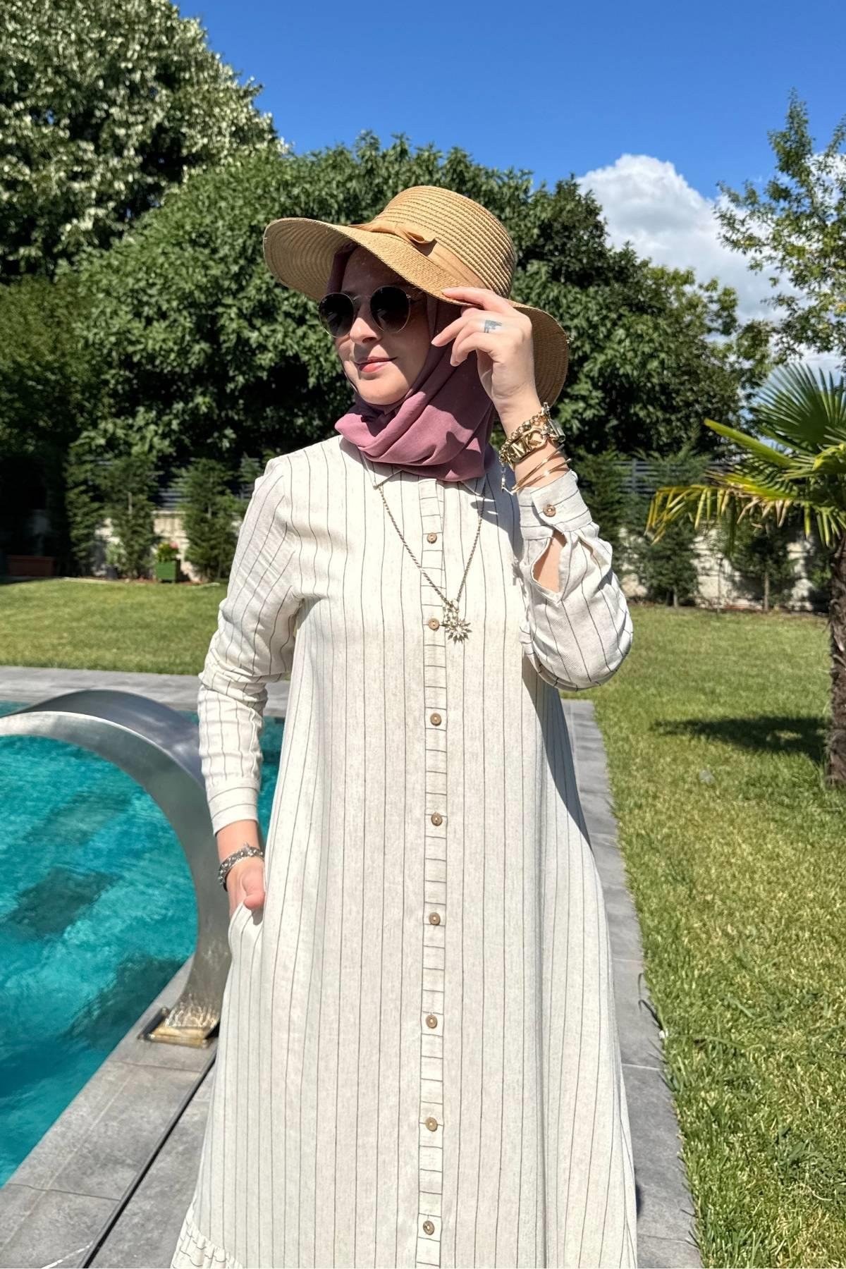 Süreyya Gömlek Elbise | Rabia Şamlı | Tesettür Giyim, Elbise ve Kadın Giyim Modası