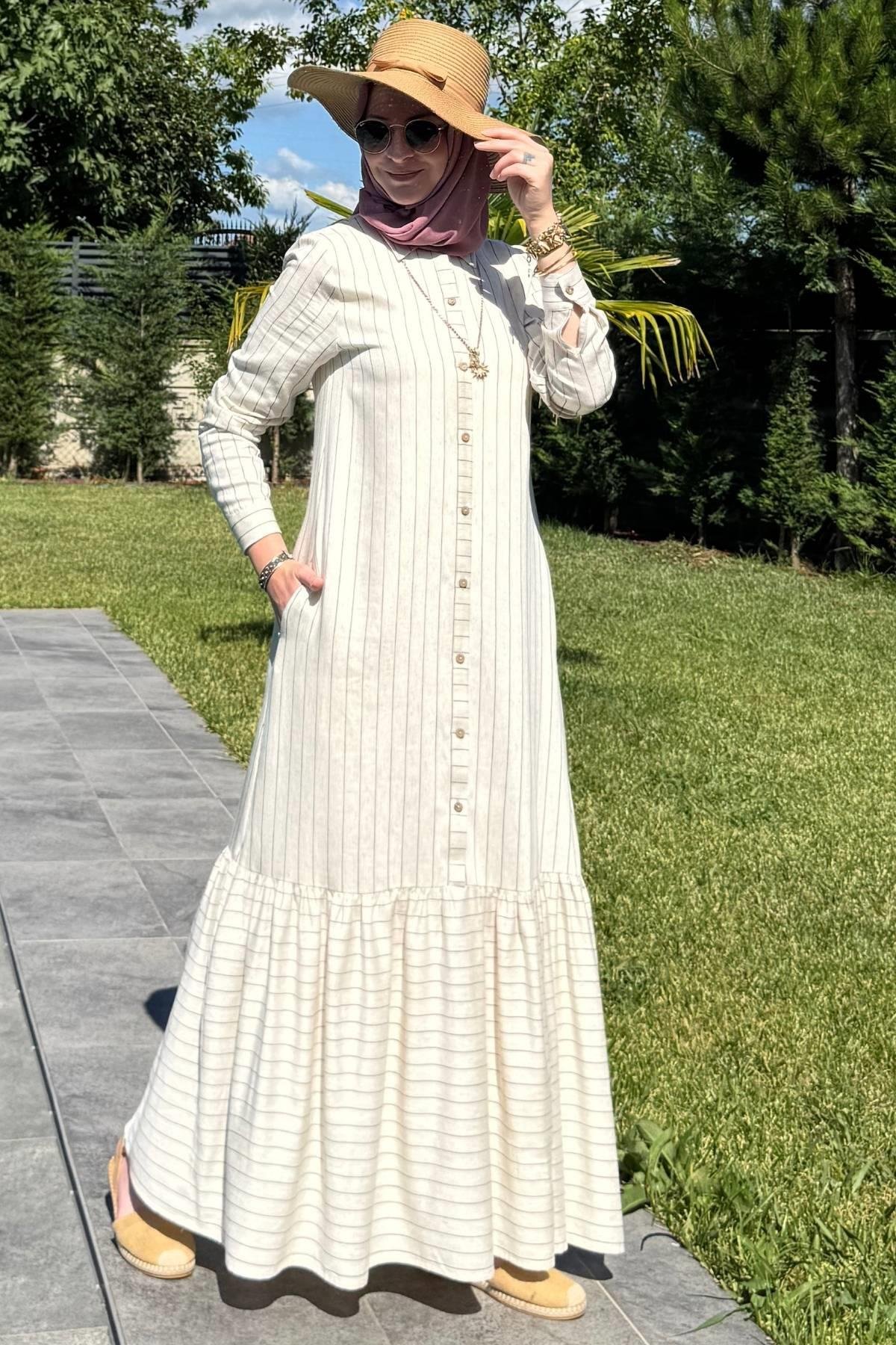 Süreyya Gömlek Elbise | Rabia Şamlı | Tesettür Giyim, Elbise ve Kadın Giyim Modası