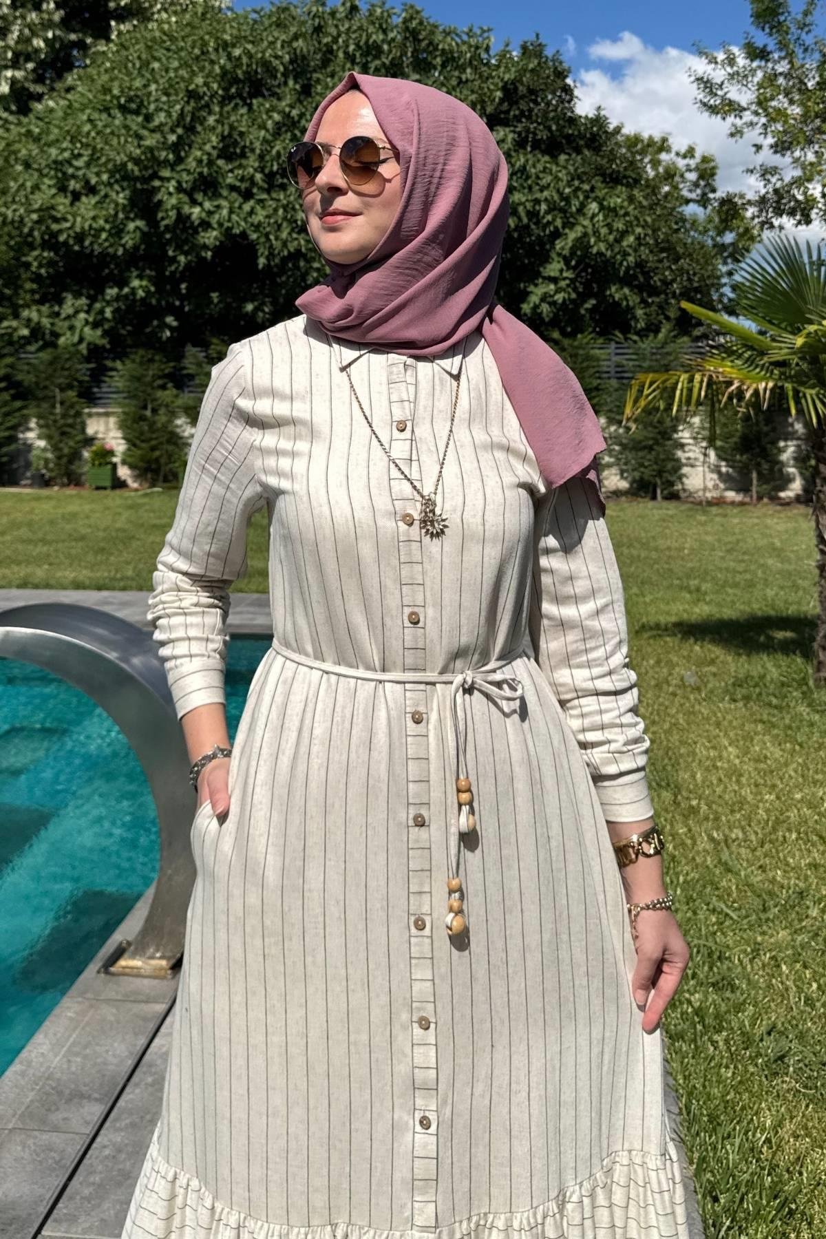 Süreyya Gömlek Elbise | Rabia Şamlı | Tesettür Giyim, Elbise ve Kadın Giyim Modası