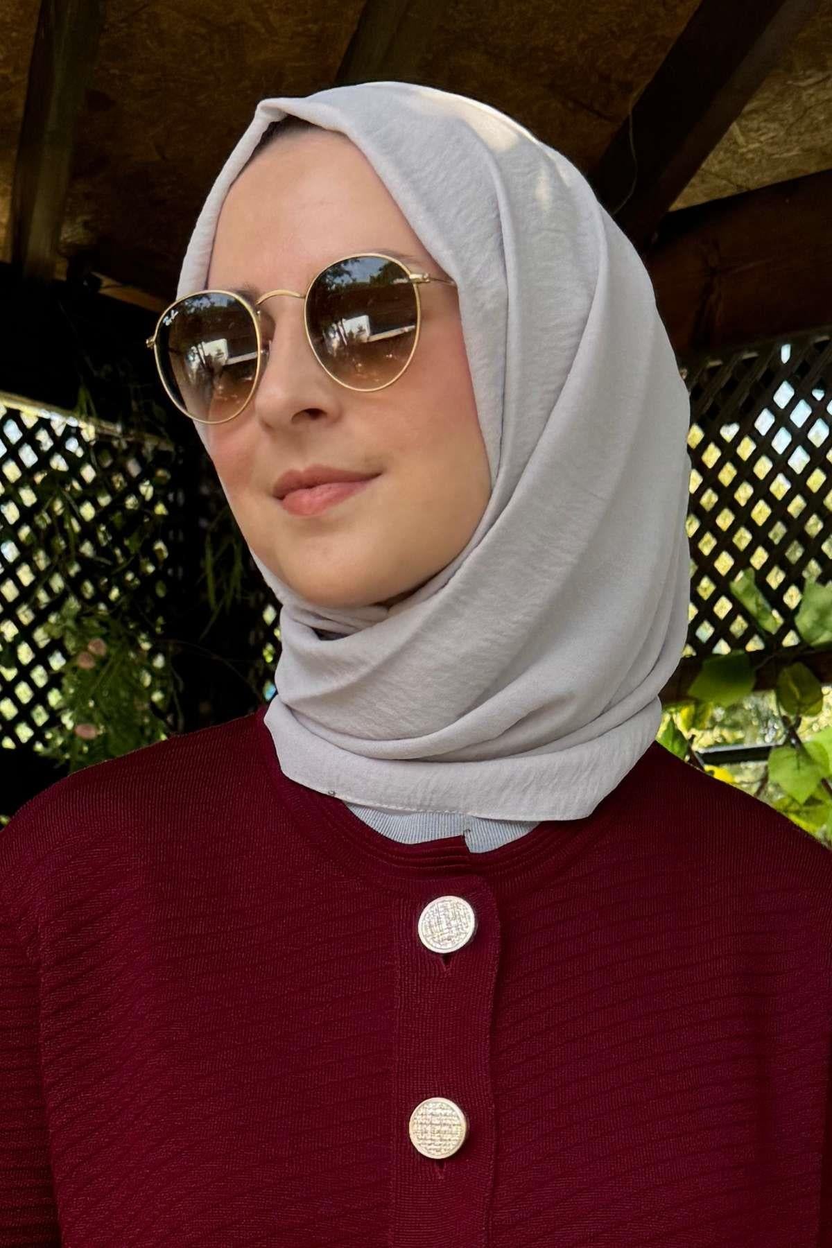Violet Jazz Şal Vizon | Rabia Şamlı | Tesettür Giyim, Elbise ve Kadın Giyim Modası