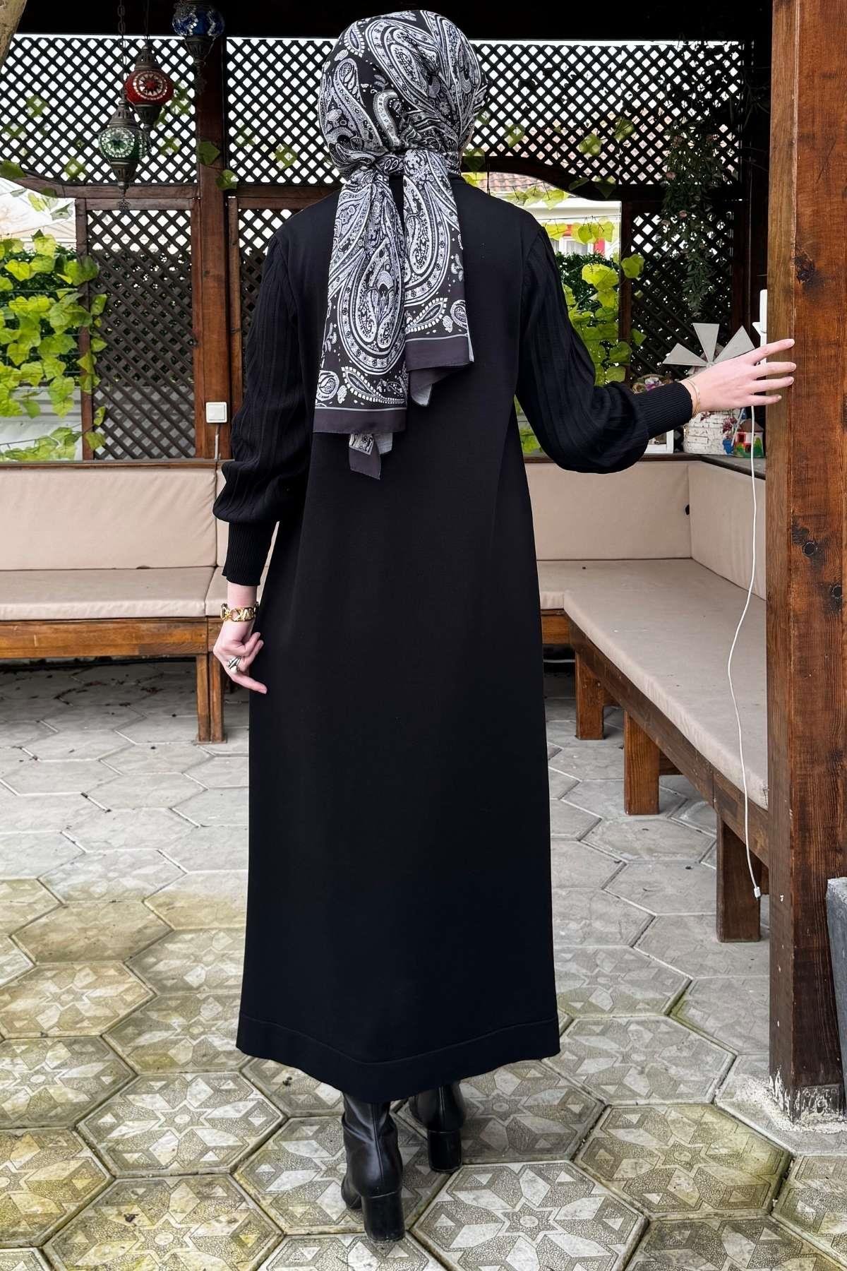 Ecem Triko Elbise Haki | Rabia Şamlı | Tesettür Giyim, Elbise ve Kadın Giyim Modası