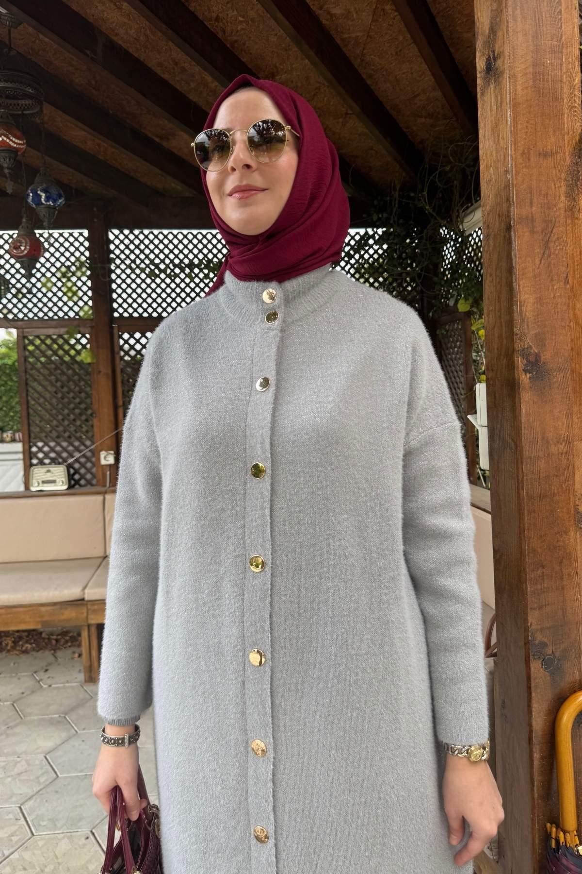 Elmas Kapitone Kap Siyah | Rabia Şamlı | Tesettür Giyim, Elbise ve Kadın Giyim Modası