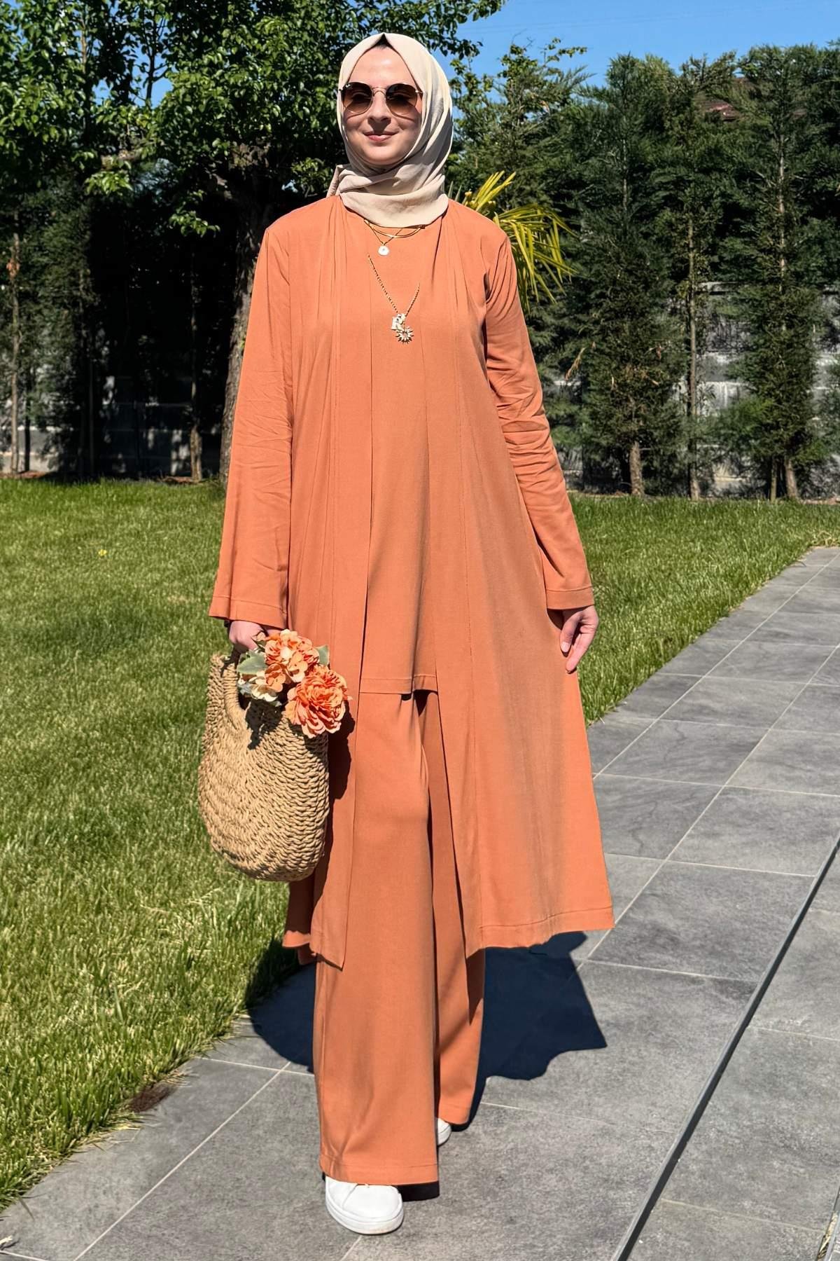 Bahar Etek Gömlek Takım | Rabia Şamlı | Tesettür Giyim, Elbise ve Kadın Giyim Modası