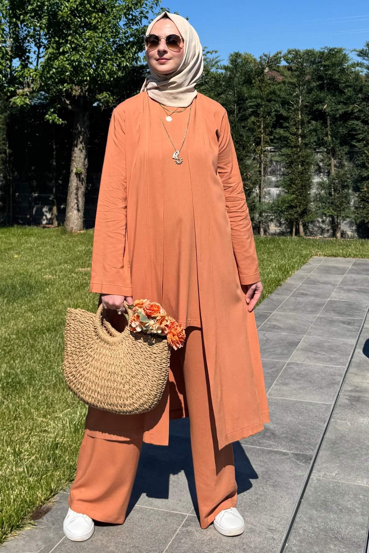 Bahar Etek Gömlek Takım | Rabia Şamlı | Tesettür Giyim, Elbise ve Kadın Giyim Modası
