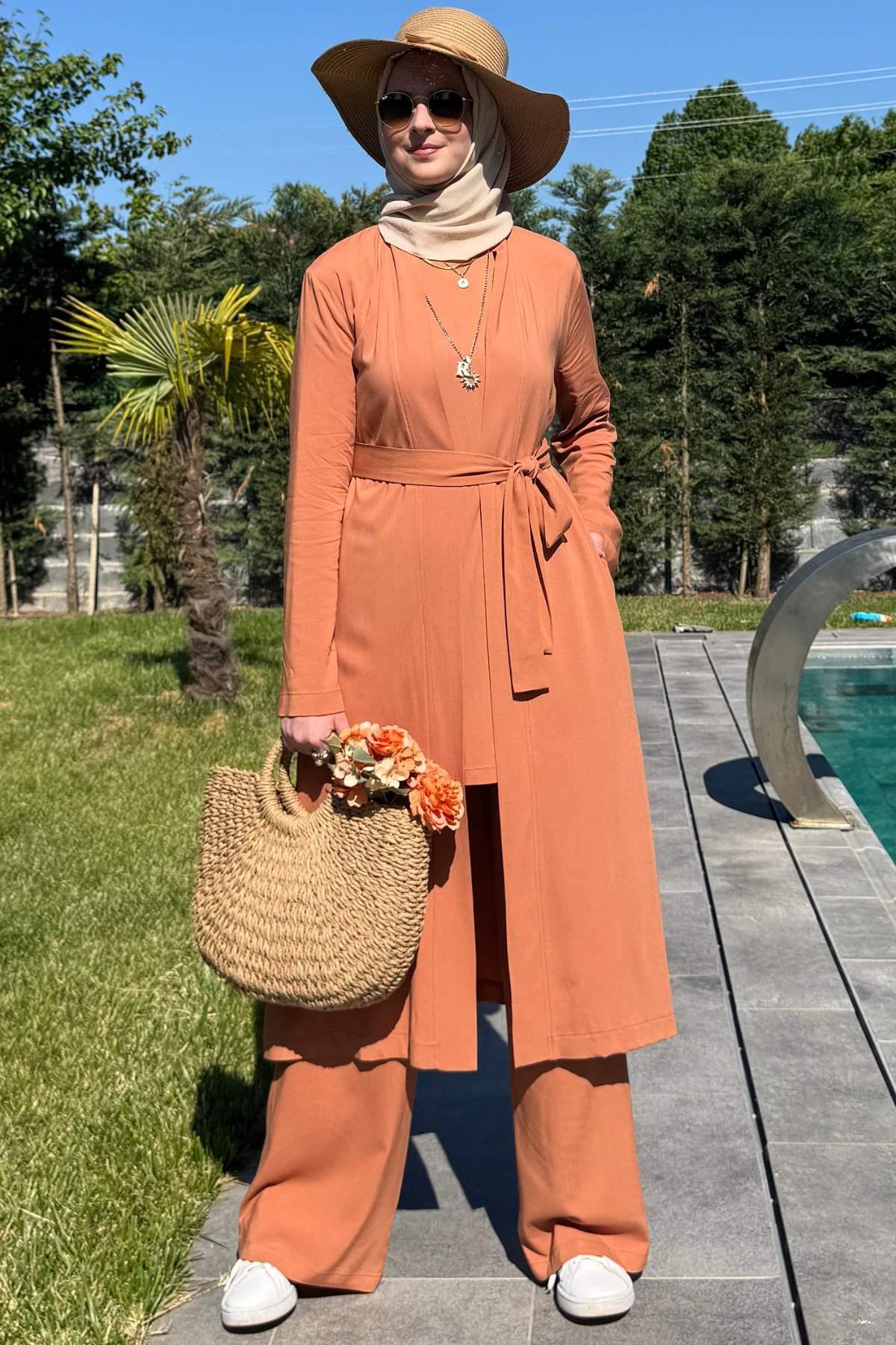 Bahar Etek Gömlek Takım | Rabia Şamlı | Tesettür Giyim, Elbise ve Kadın Giyim Modası