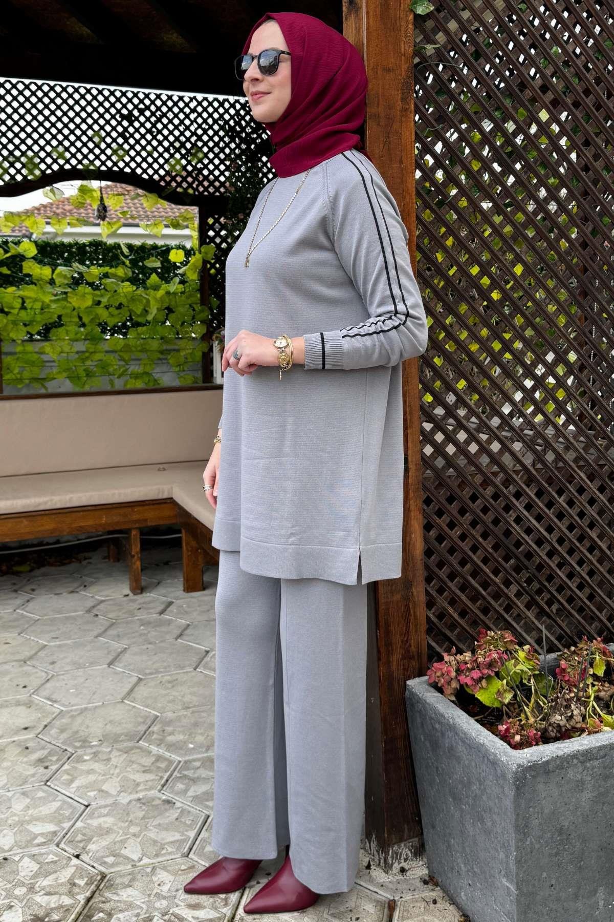 Elfida Taş Triko Takım | Rabia Şamlı | Tesettür Giyim, Elbise ve Kadın Giyim Modası