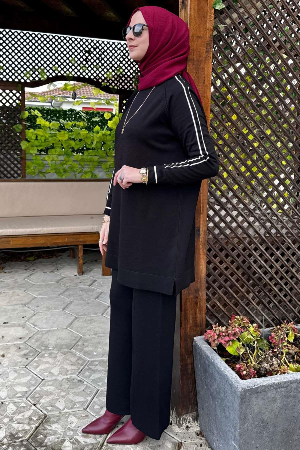 Elfida Taş Triko Takım | Rabia Şamlı | Tesettür Giyim, Elbise ve Kadın Giyim Modası
