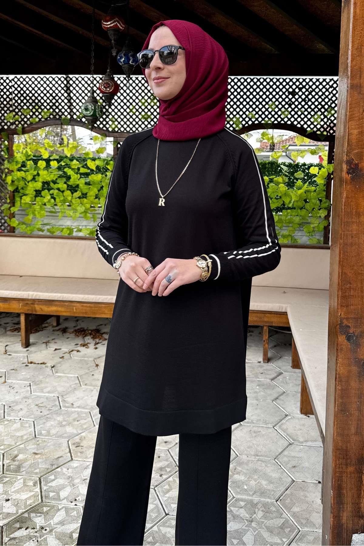 Elfida Taş Triko Takım | Rabia Şamlı | Tesettür Giyim, Elbise ve Kadın Giyim Modası