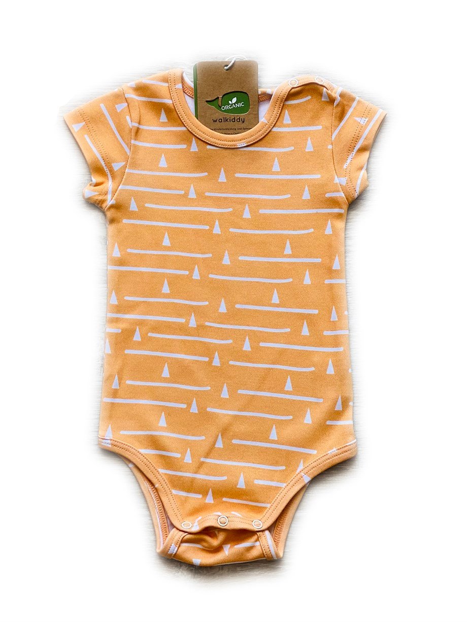WalkiddyBodyGeometrik Desen Organik İnterlok Body
