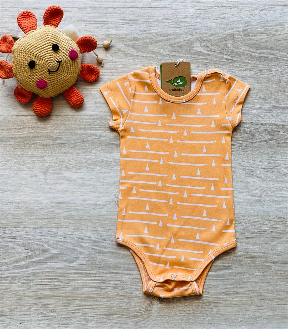 WalkiddyBodyGeometrik Desen Organik İnterlok Body