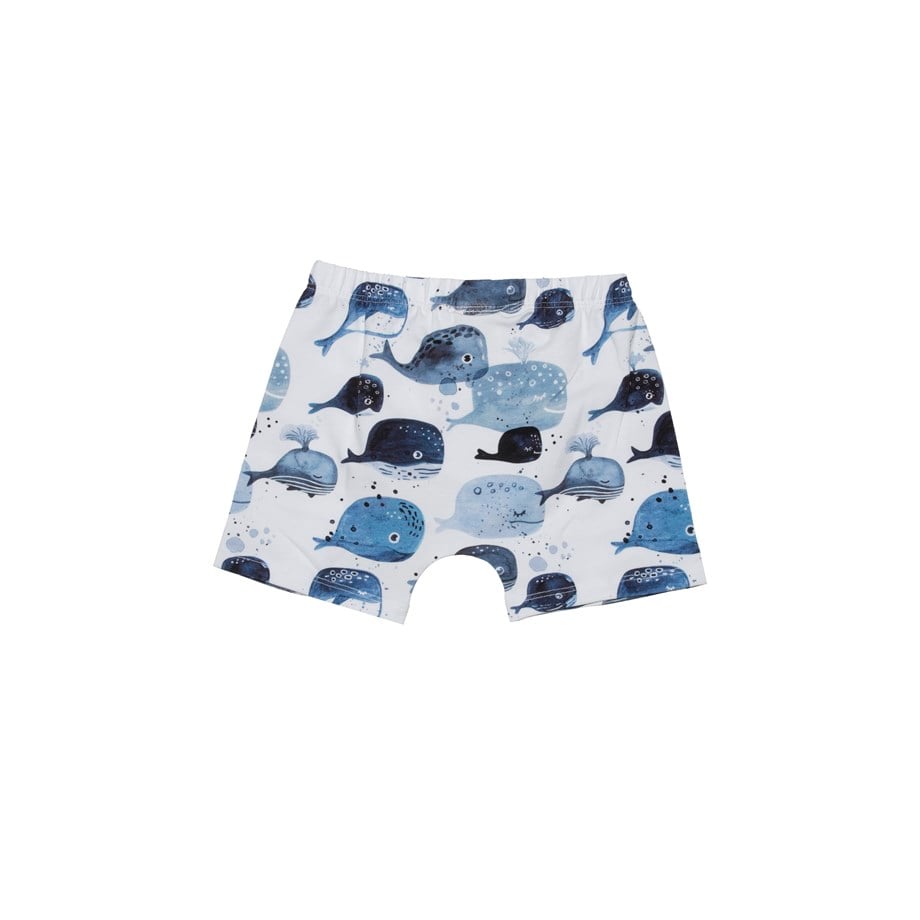 WalkiddyBoxerBABY Whale Balina Desenli Organik Supreme Boxer